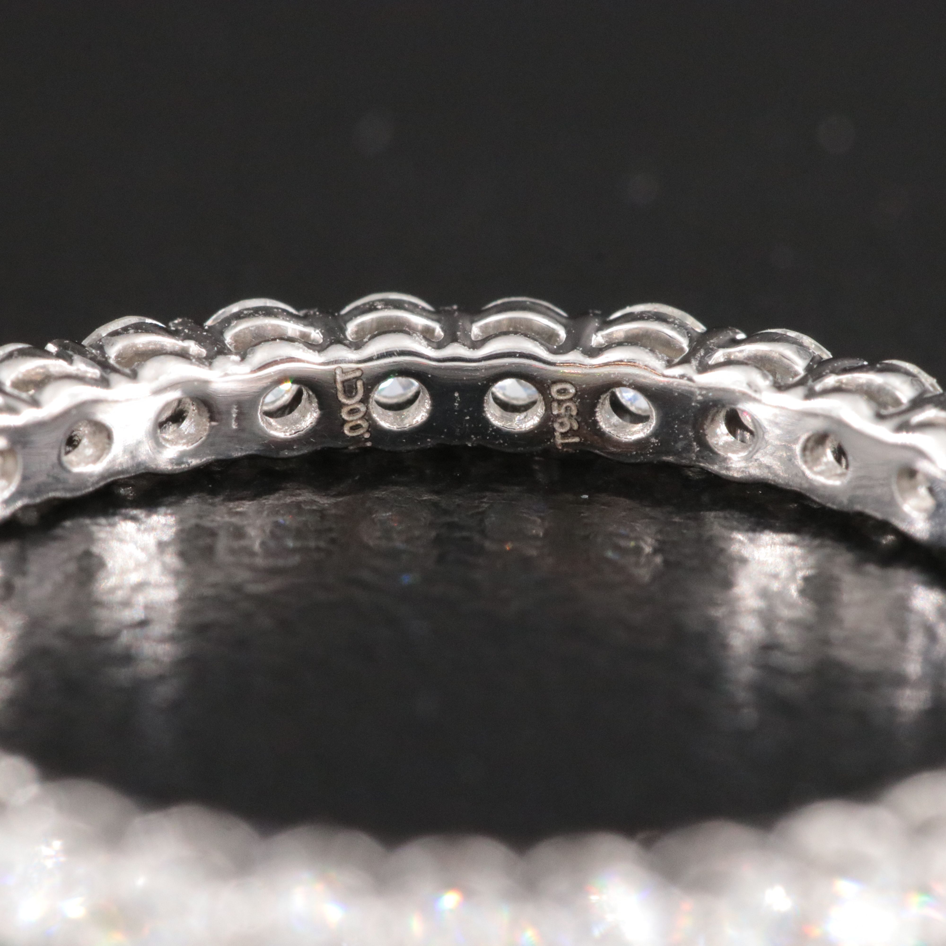 Platinum 1.00 CTW Diamond Eternity Band