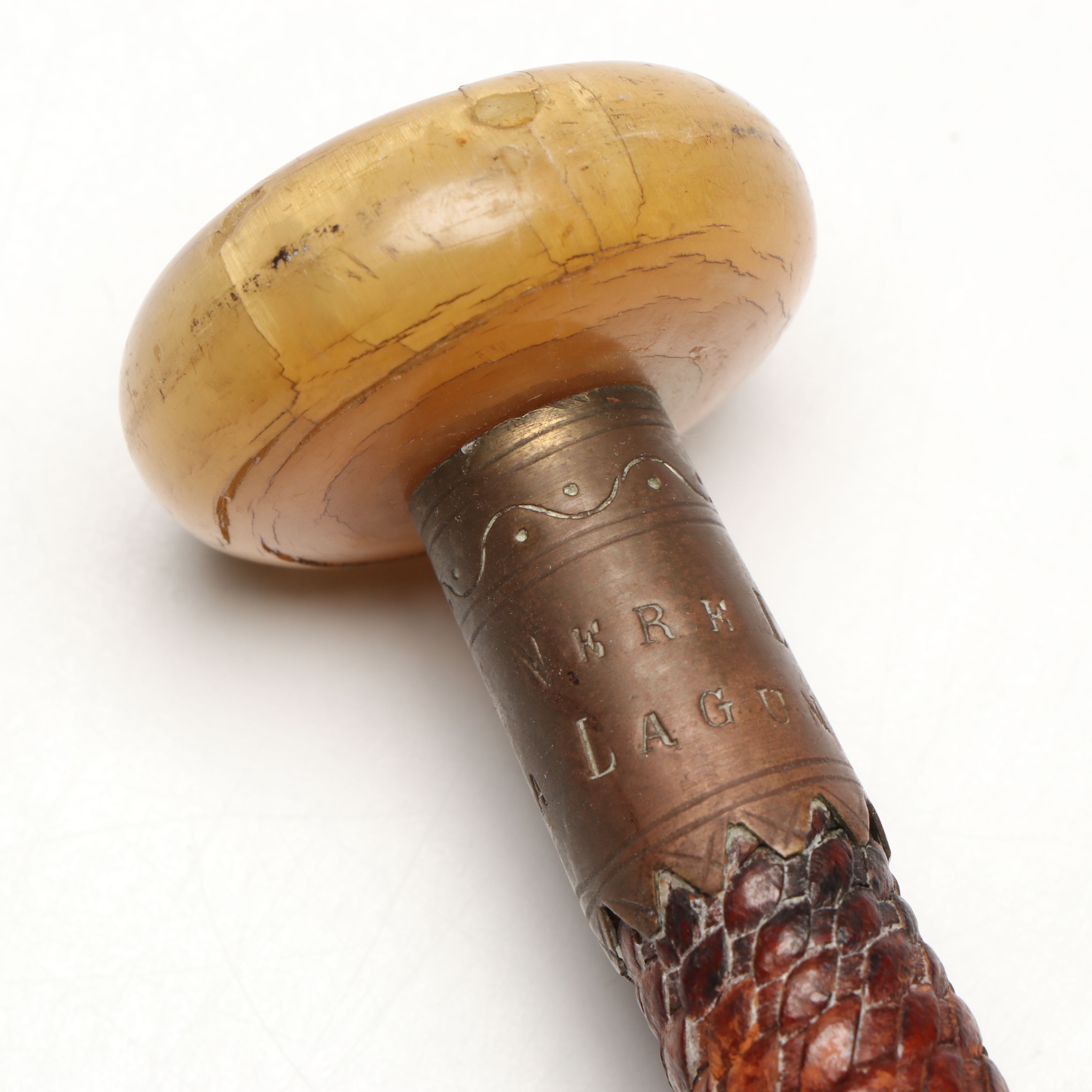 Basque Ainciart Bergara Makila Walking Stick, Early to Mid 20th Century