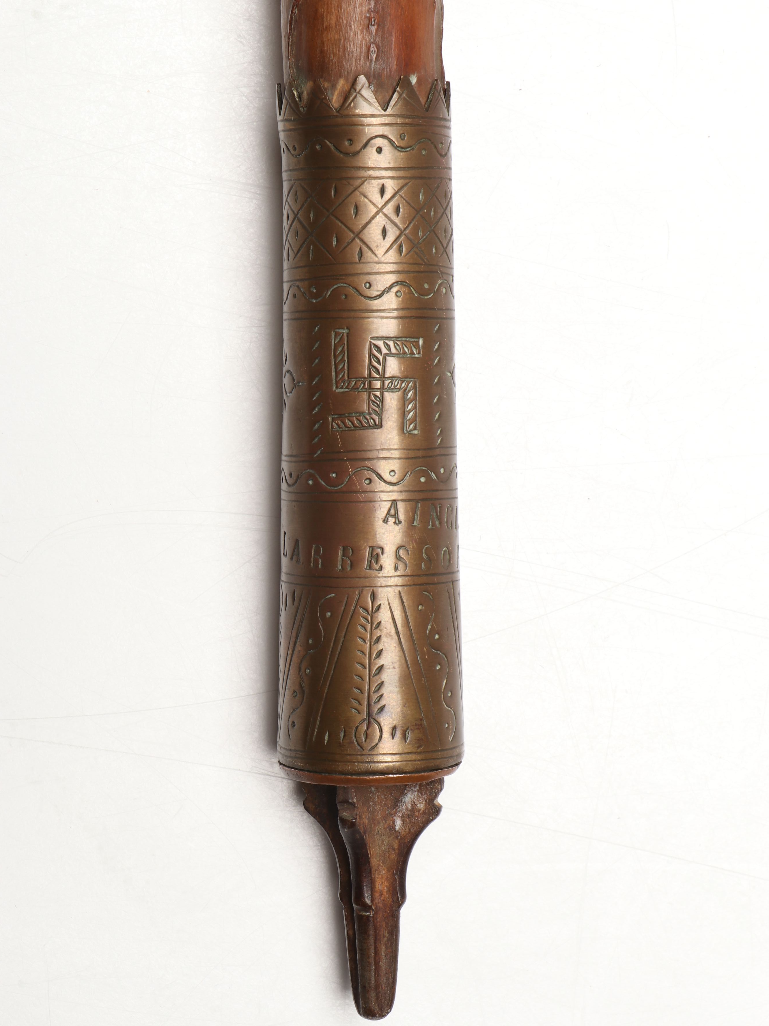 Basque Ainciart Bergara Makila Walking Stick, Early to Mid 20th Century