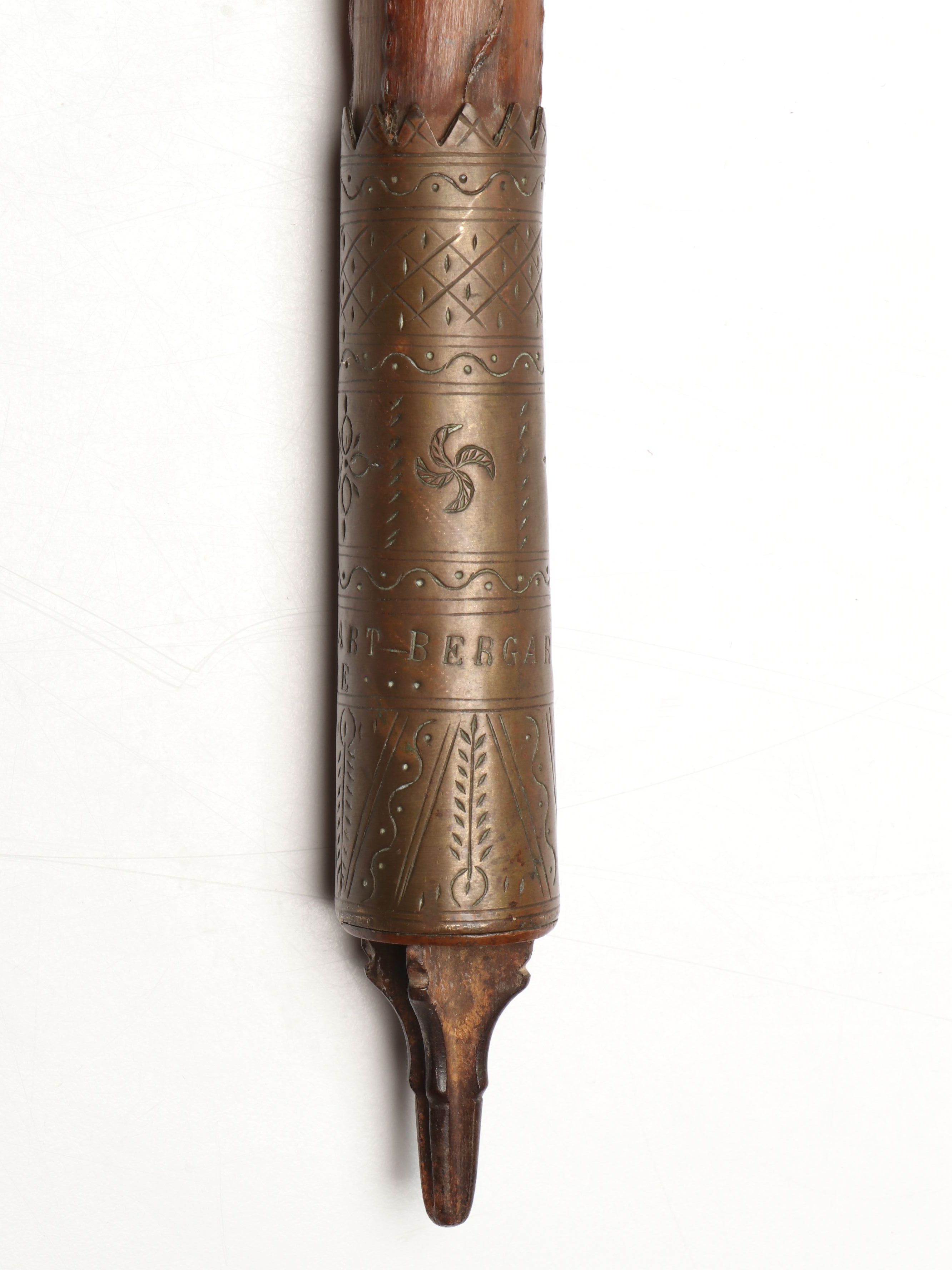 Basque Ainciart Bergara Makila Walking Stick, Early to Mid 20th Century