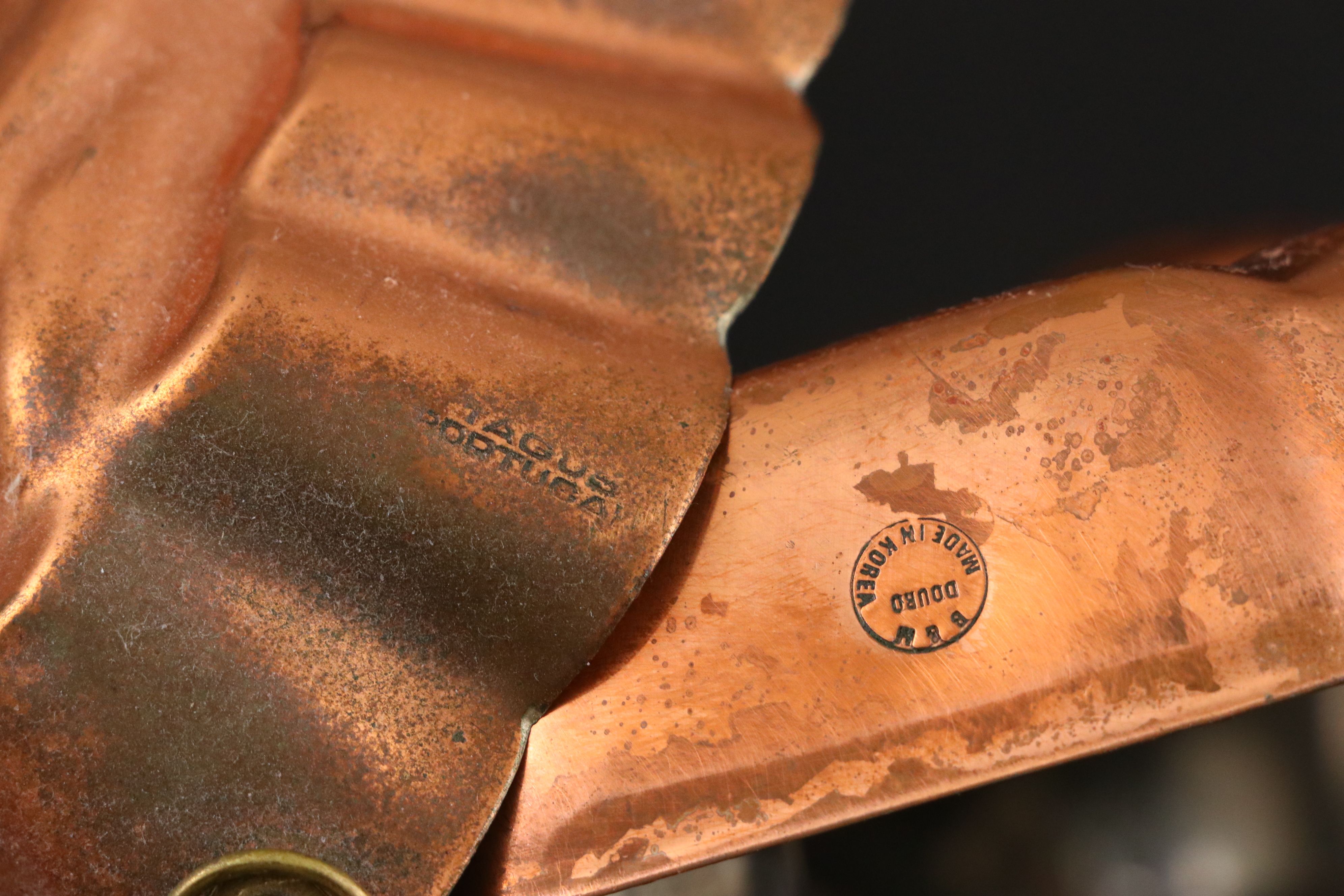 Fish, Rooster and More Vintage Copper Food Molds