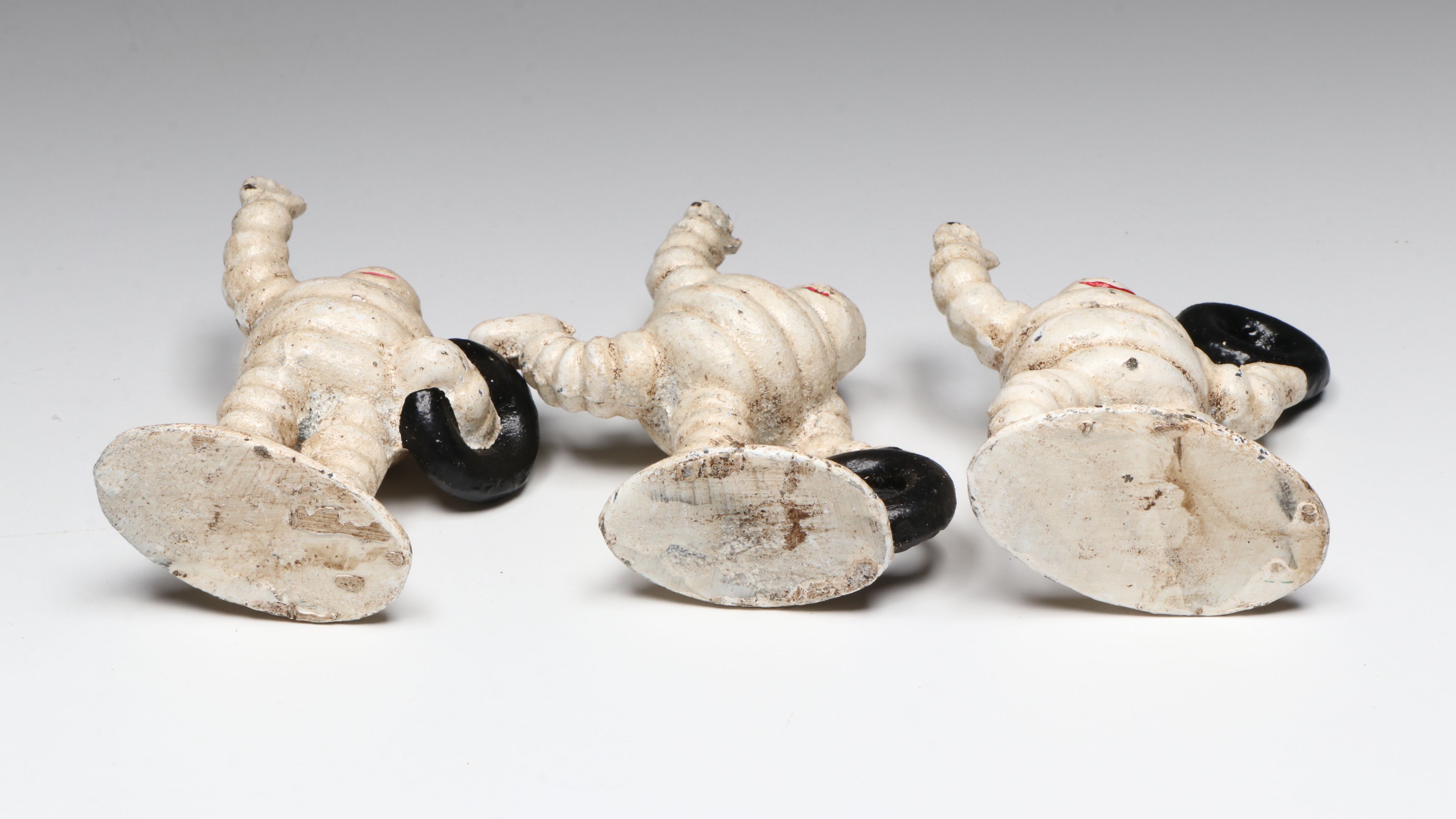 Cast Iron Michelin Man Figurines