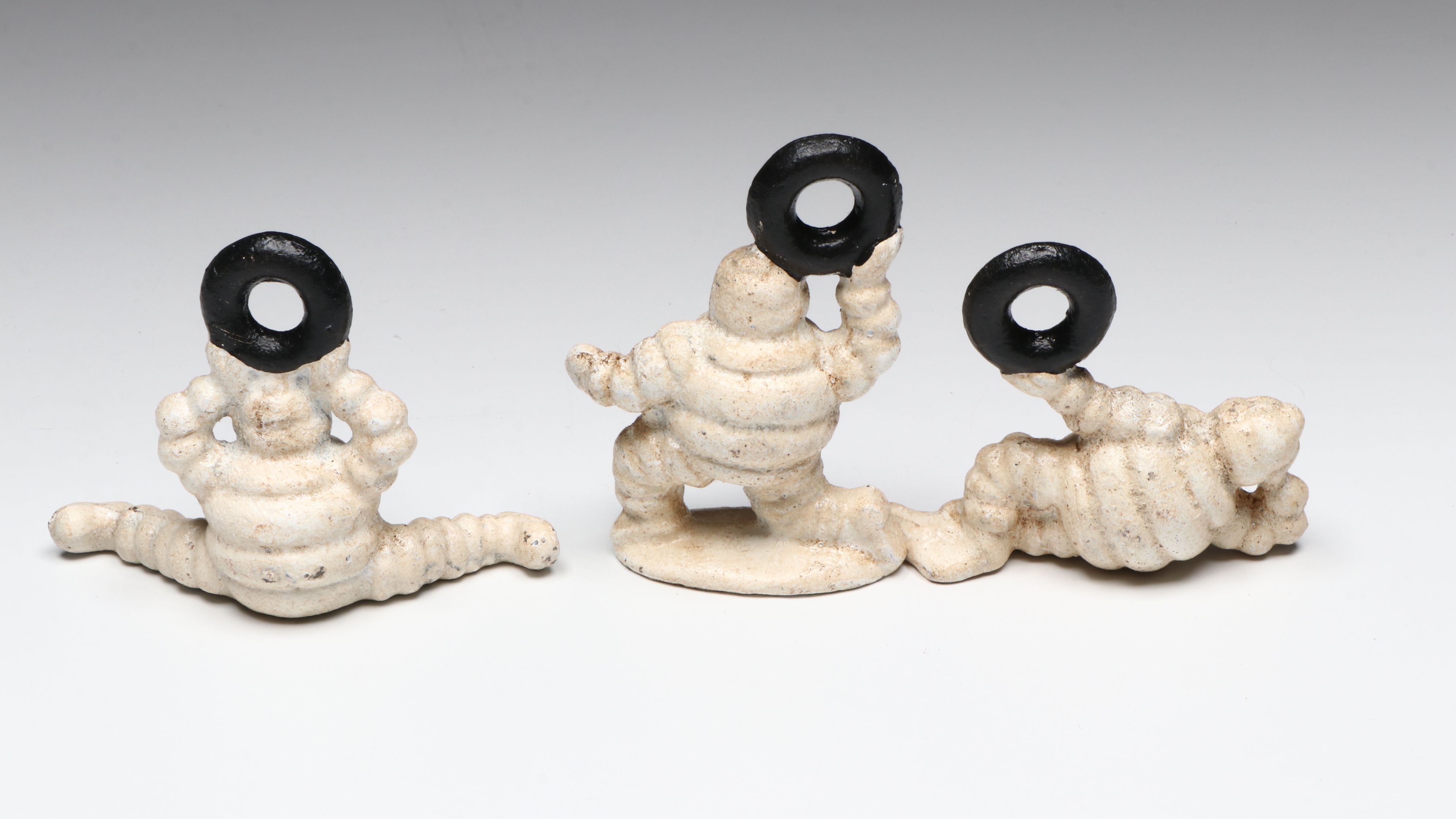 Cast Iron Michelin Man Figurines