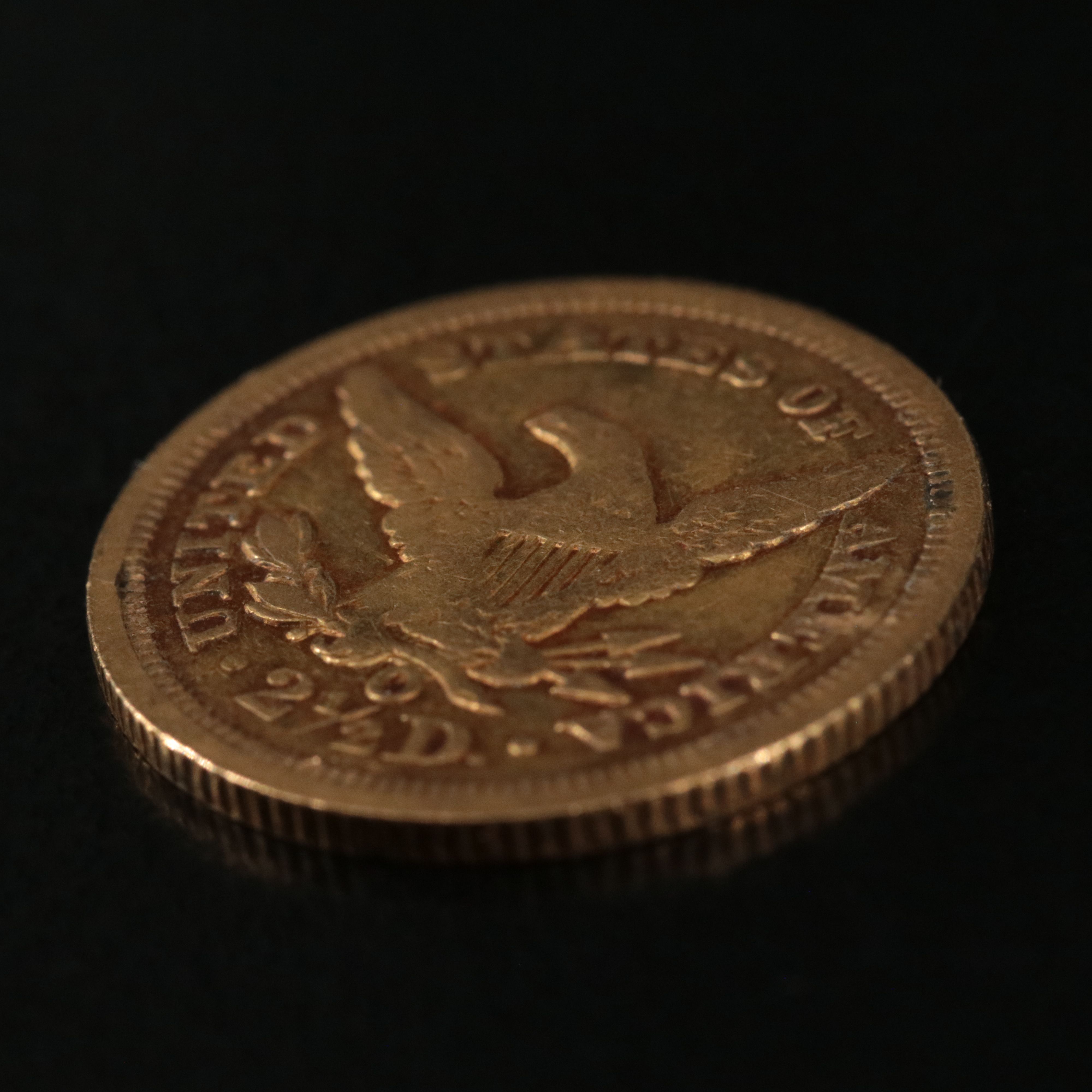 1847-O Liberty Head $2.50 Gold Quarter Eagle