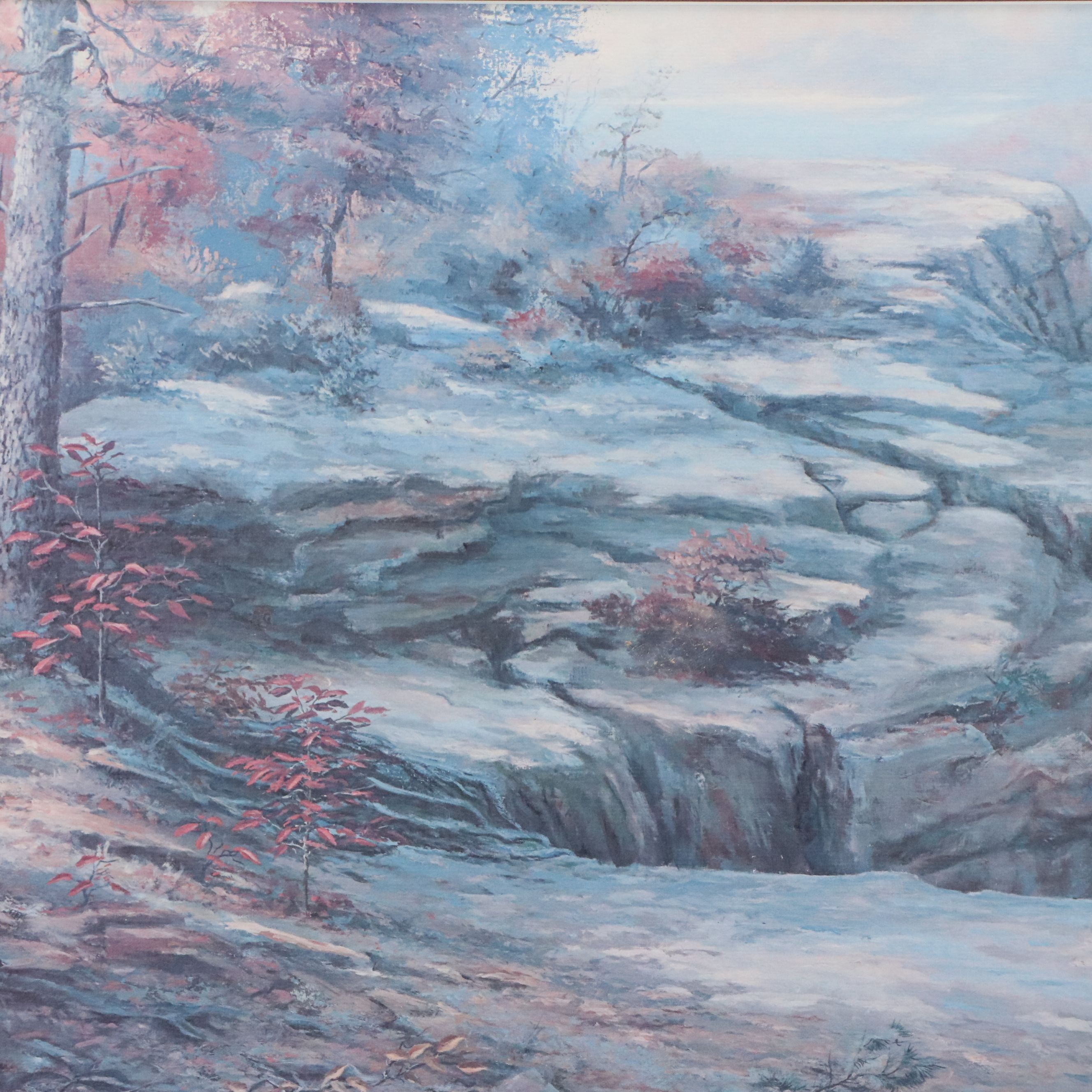 Al Cornett Offset Lithograph "Red River Gorge II," 1984