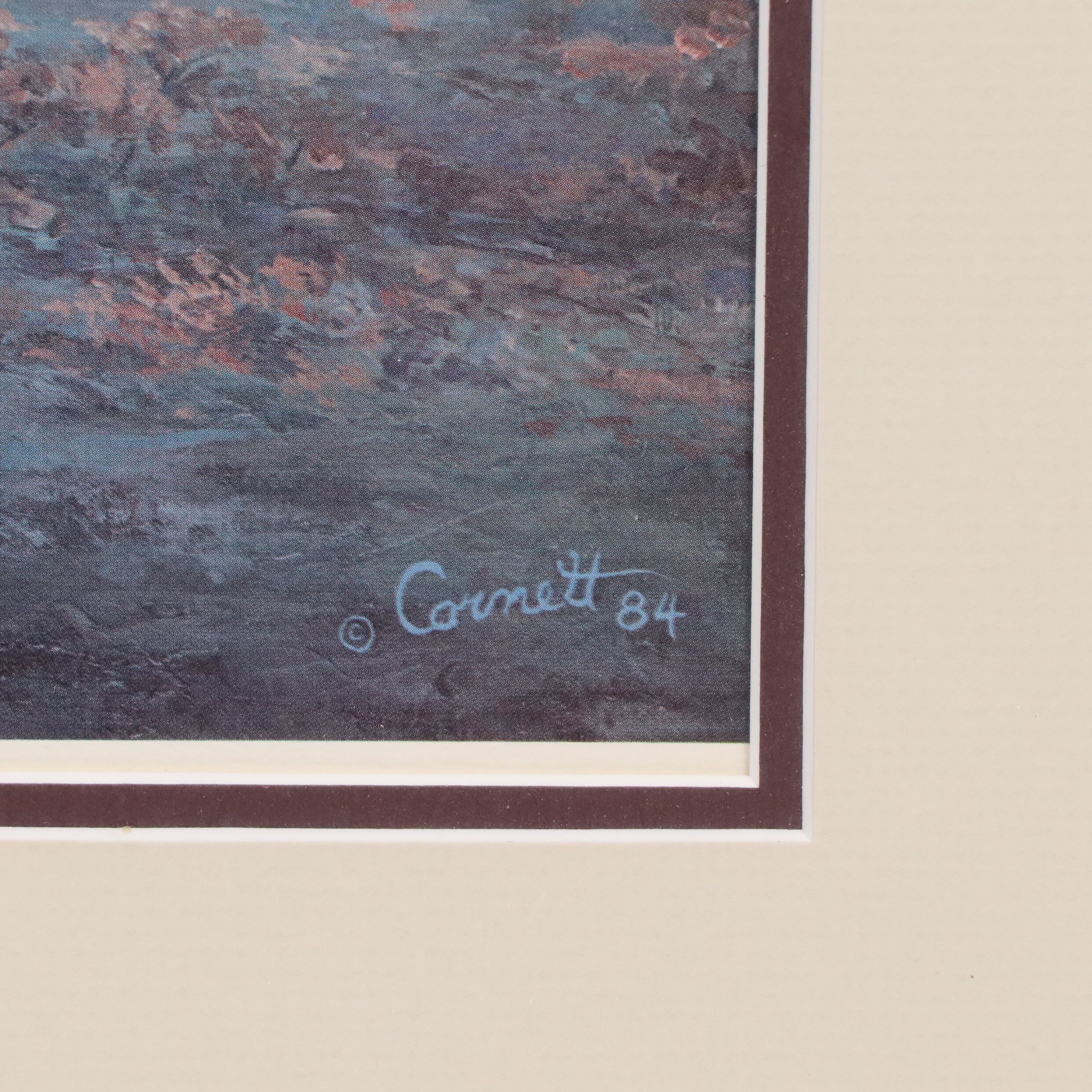 Al Cornett Offset Lithograph "Red River Gorge II," 1984