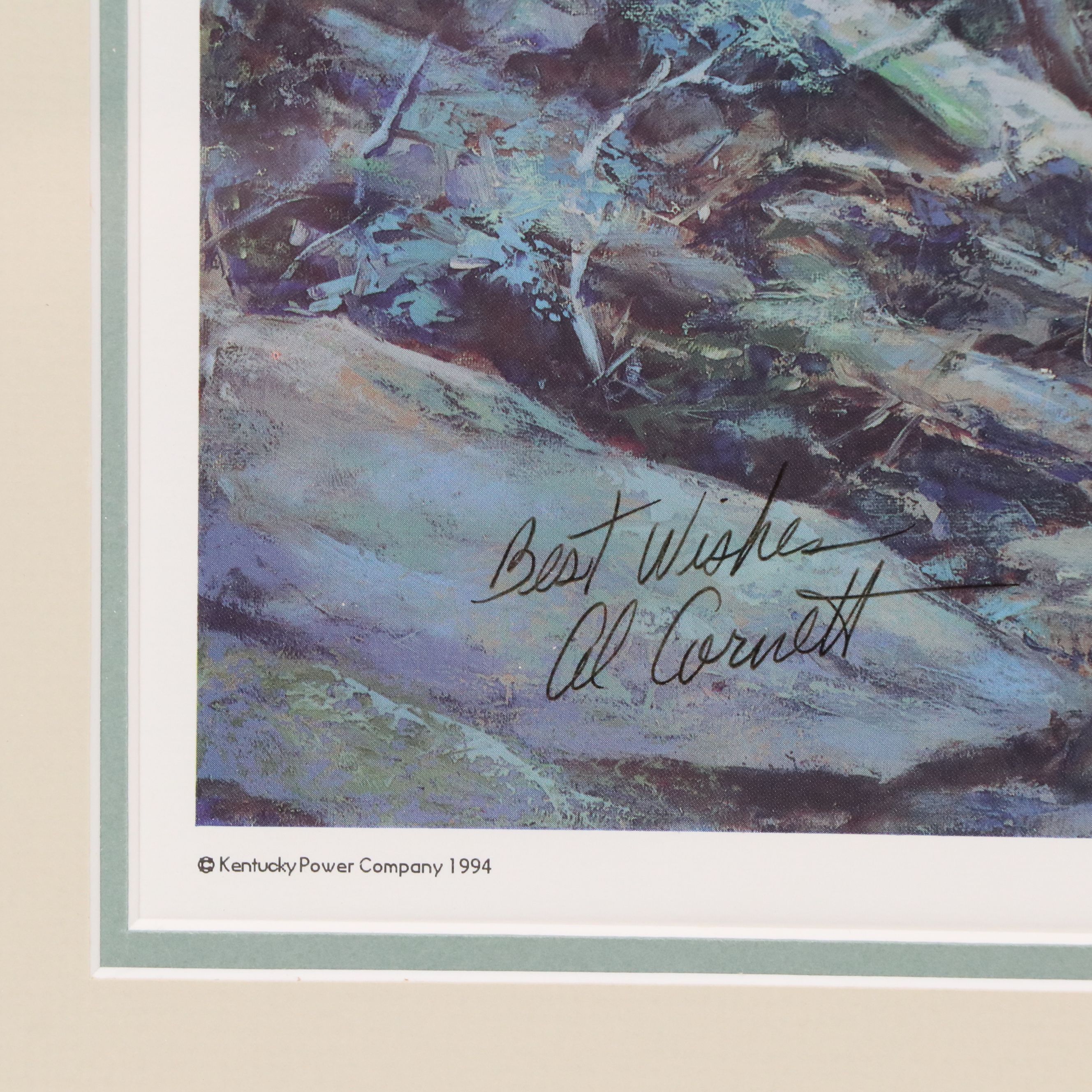 Al Cornett Signed Offset Lithograph "First Light," 1994
