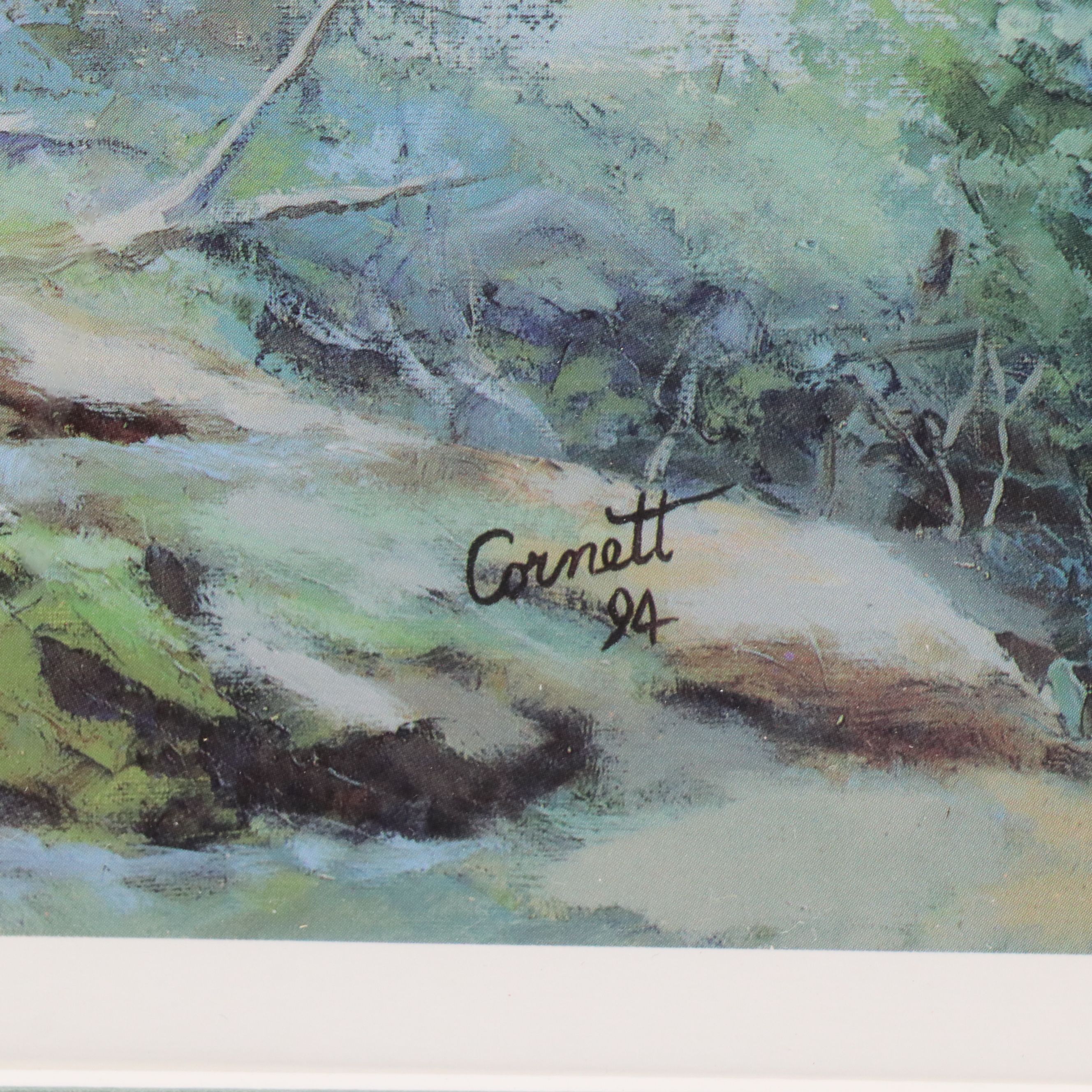 Al Cornett Signed Offset Lithograph "First Light," 1994
