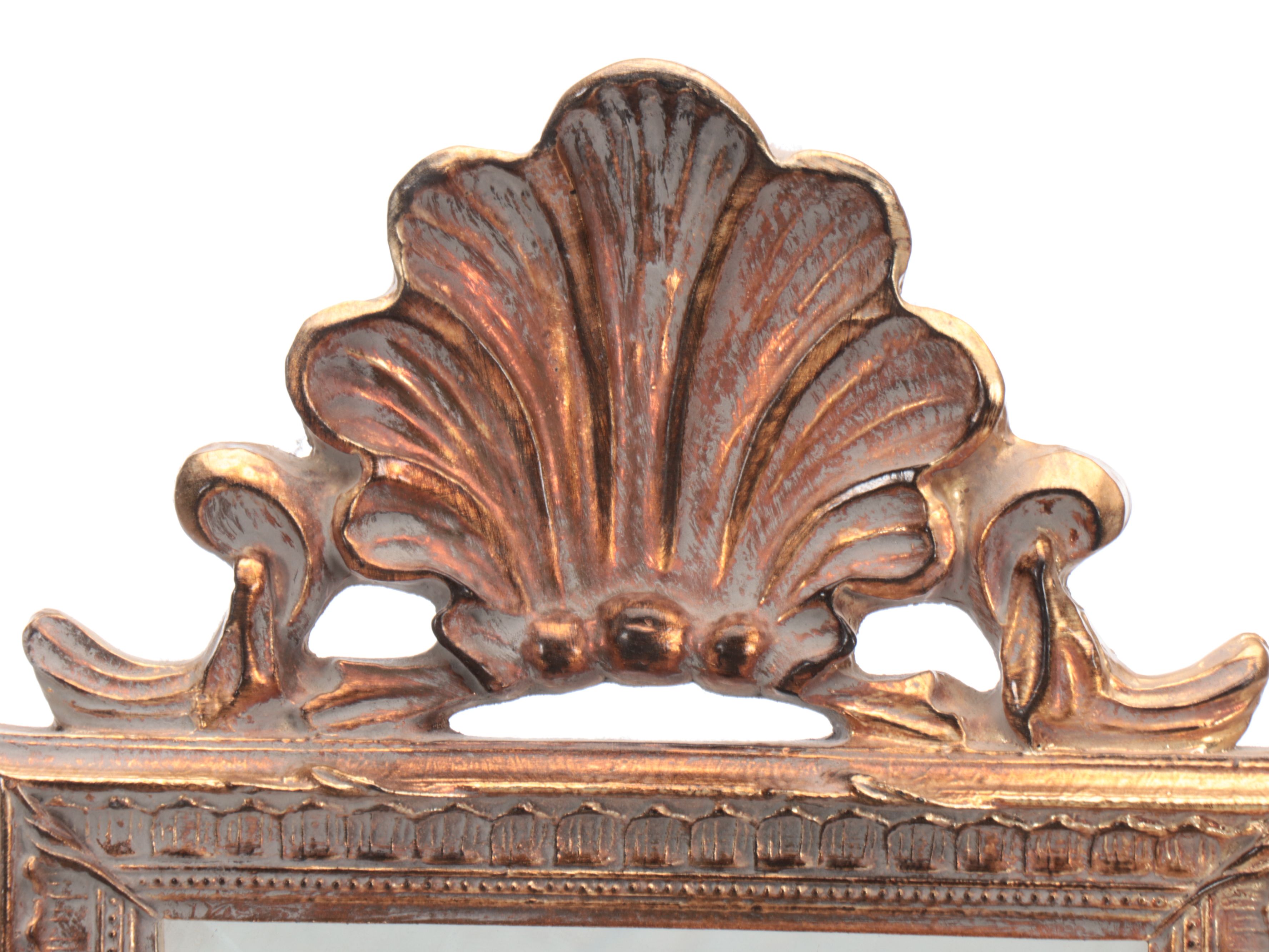 Carolina Mirror Company Rococo Style Giltwood Wall Mirror