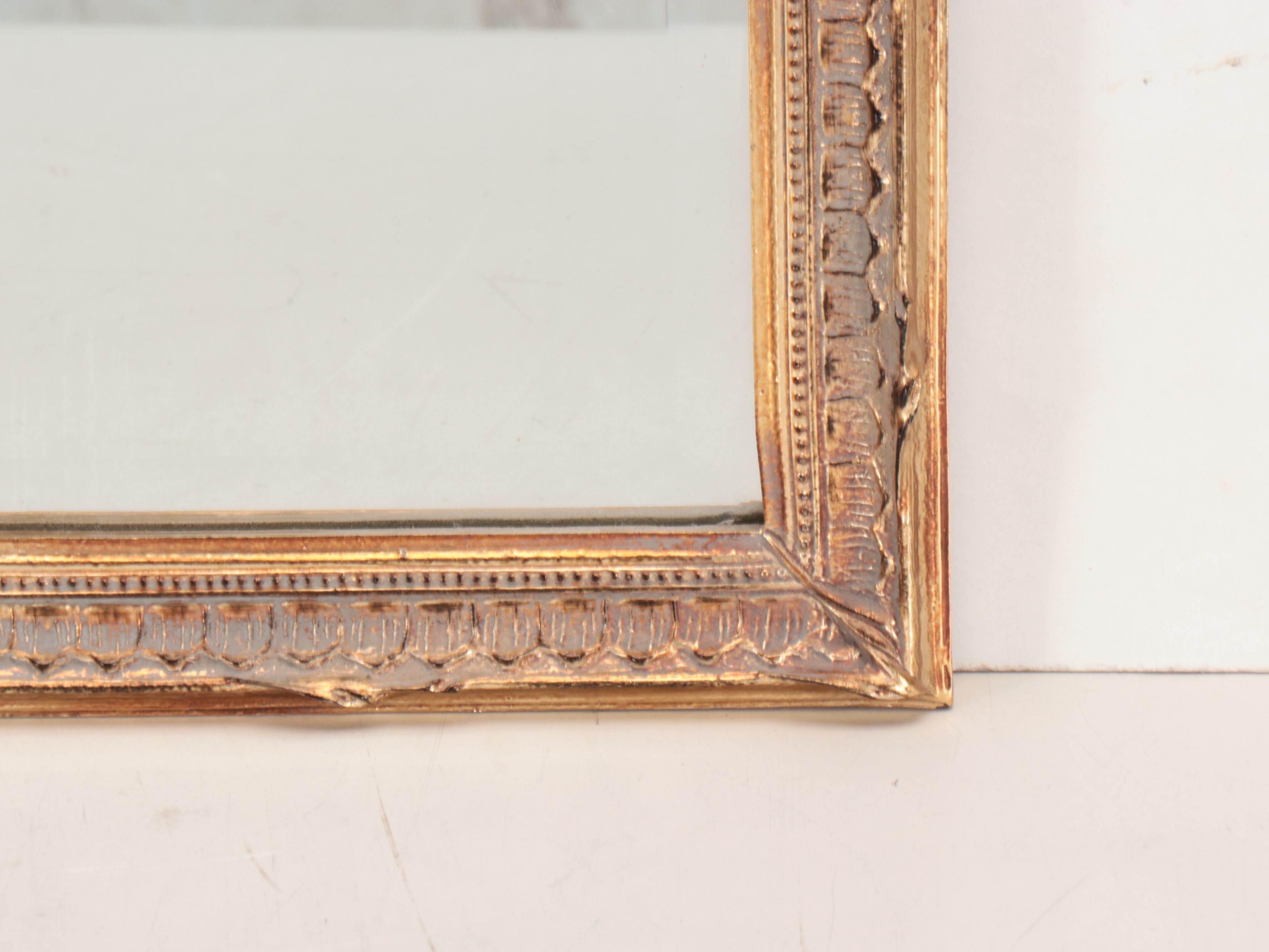 Carolina Mirror Company Rococo Style Giltwood Wall Mirror