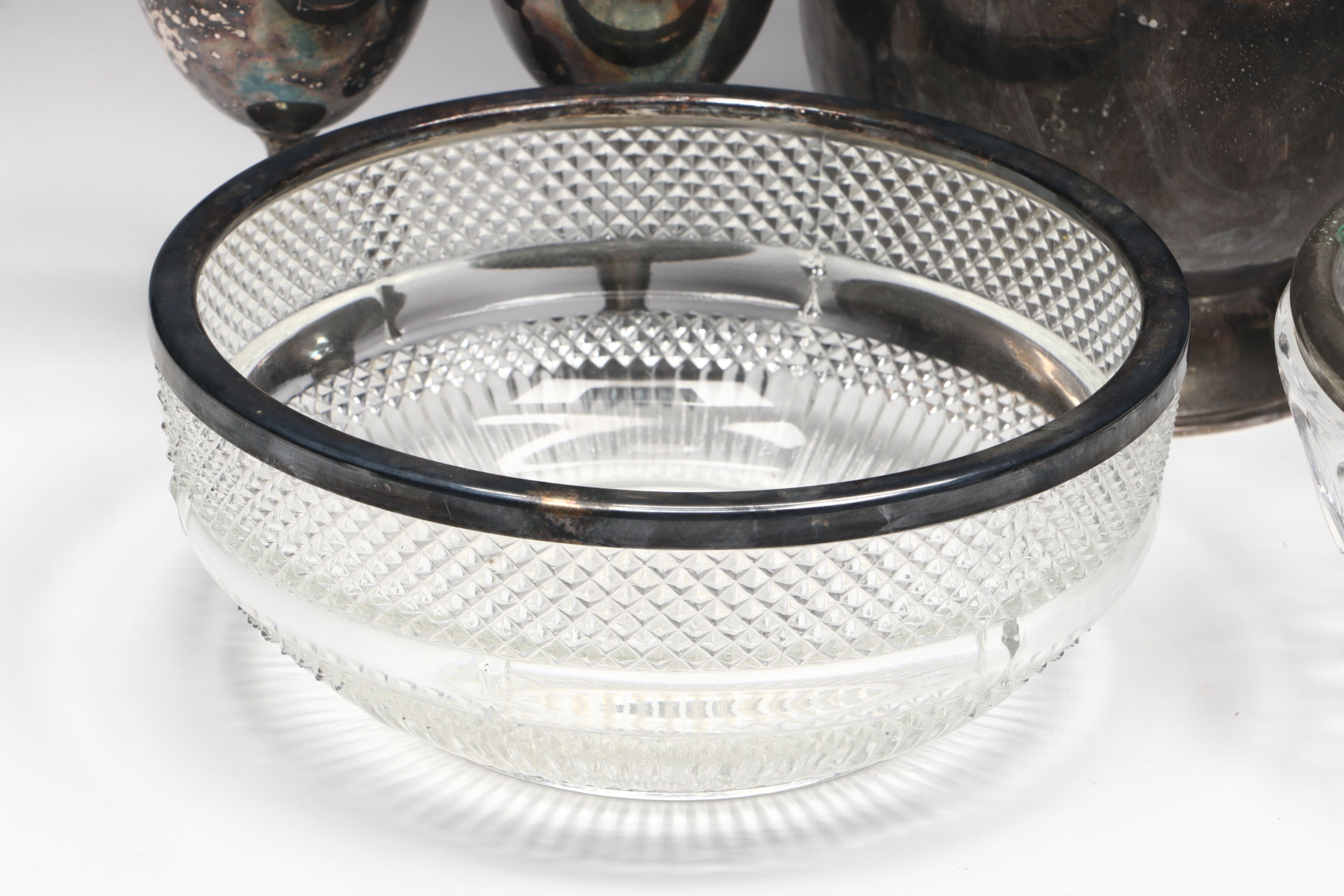 Meka Sterling Silver Salt Cellars, Silver Plate Ice Bucket, and More Serveware