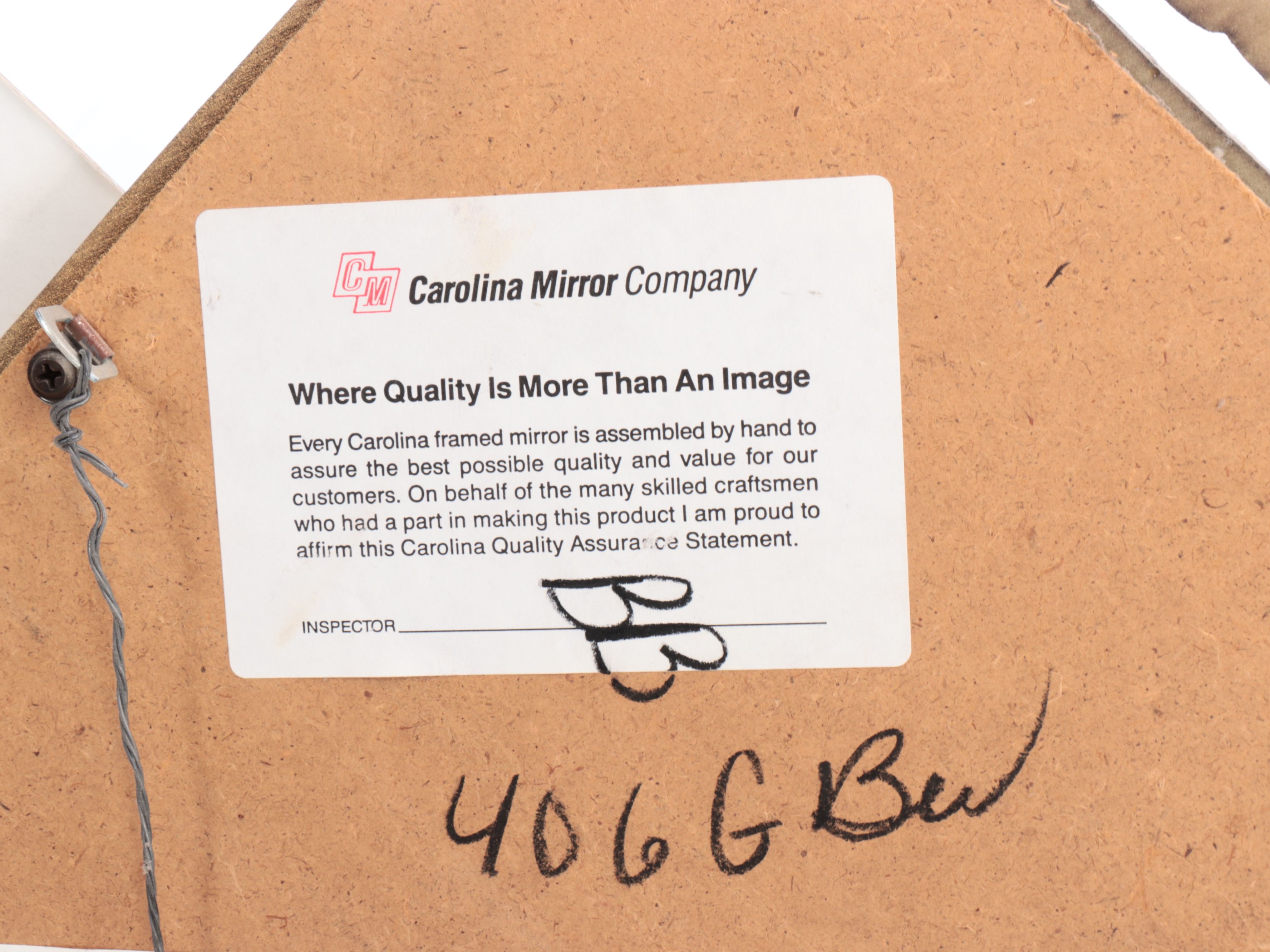 Carolina Mirror Company Rococo Style Giltwood Wall Mirror