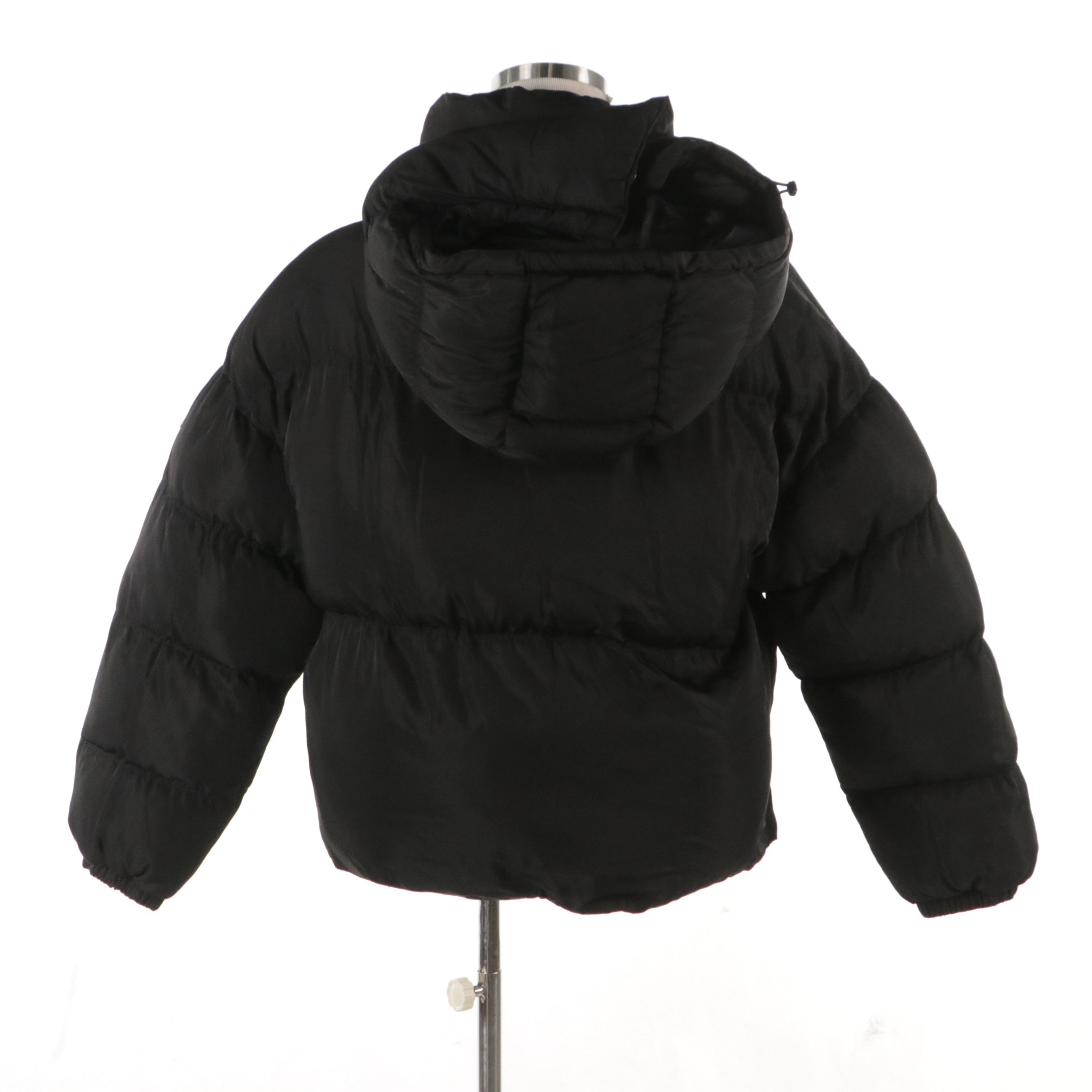 Men's Fila Fundamentals Super Puffer Jacket in Black Nylon, With Tags