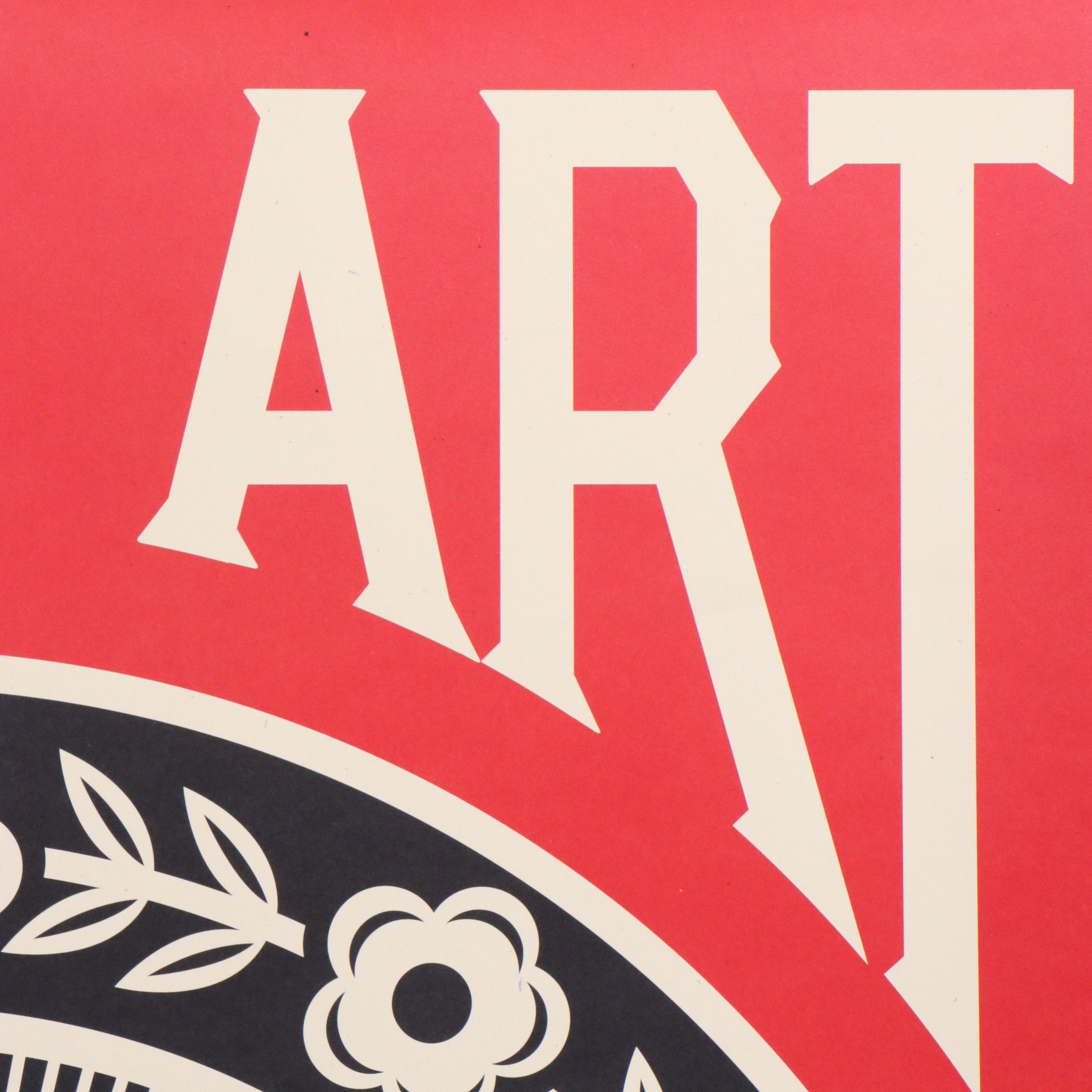 Shepard Fairey Letterpress "Make Art Not War," 2023