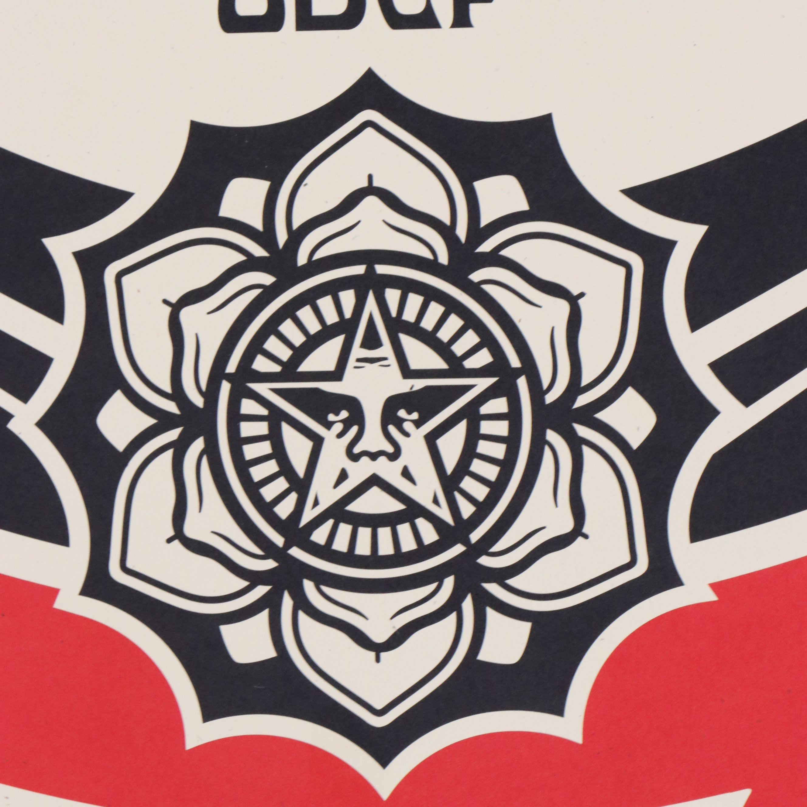 Shepard Fairey Letterpress "Make Art Not War," 2023