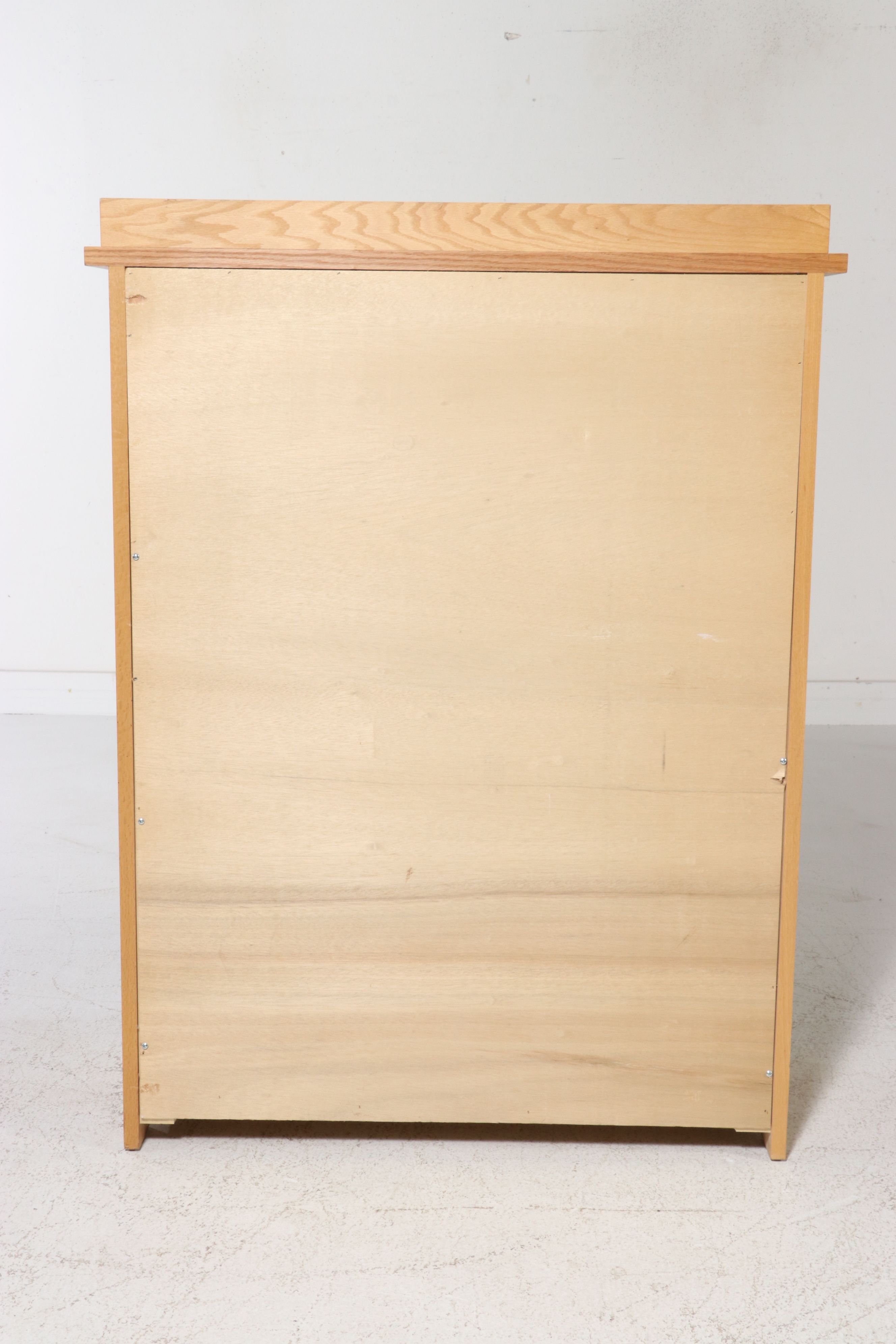 Mission Style Quartersawn White Oak Highboy Chest, 21st Century