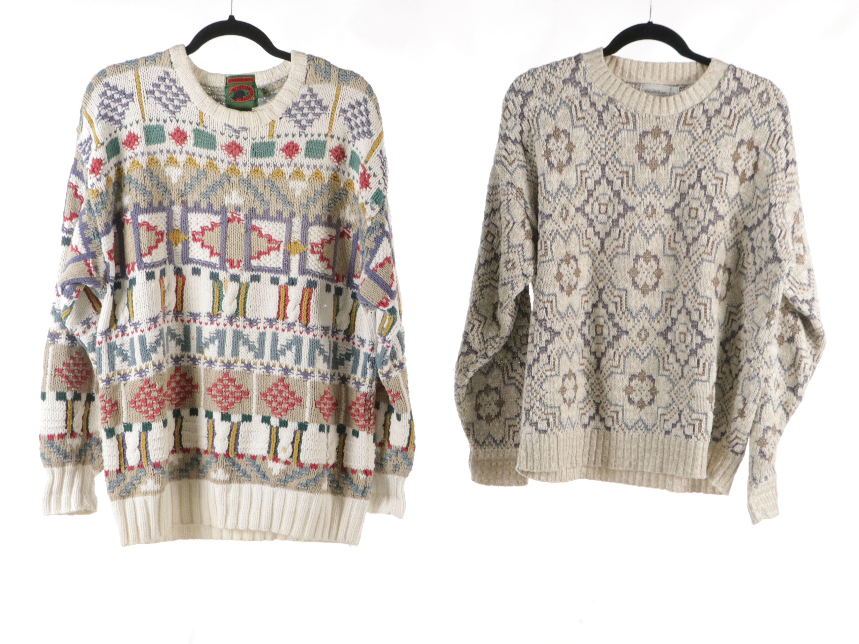 Men's Saks Fifth Avenue and Other Crew Neck Cotton Sweaters