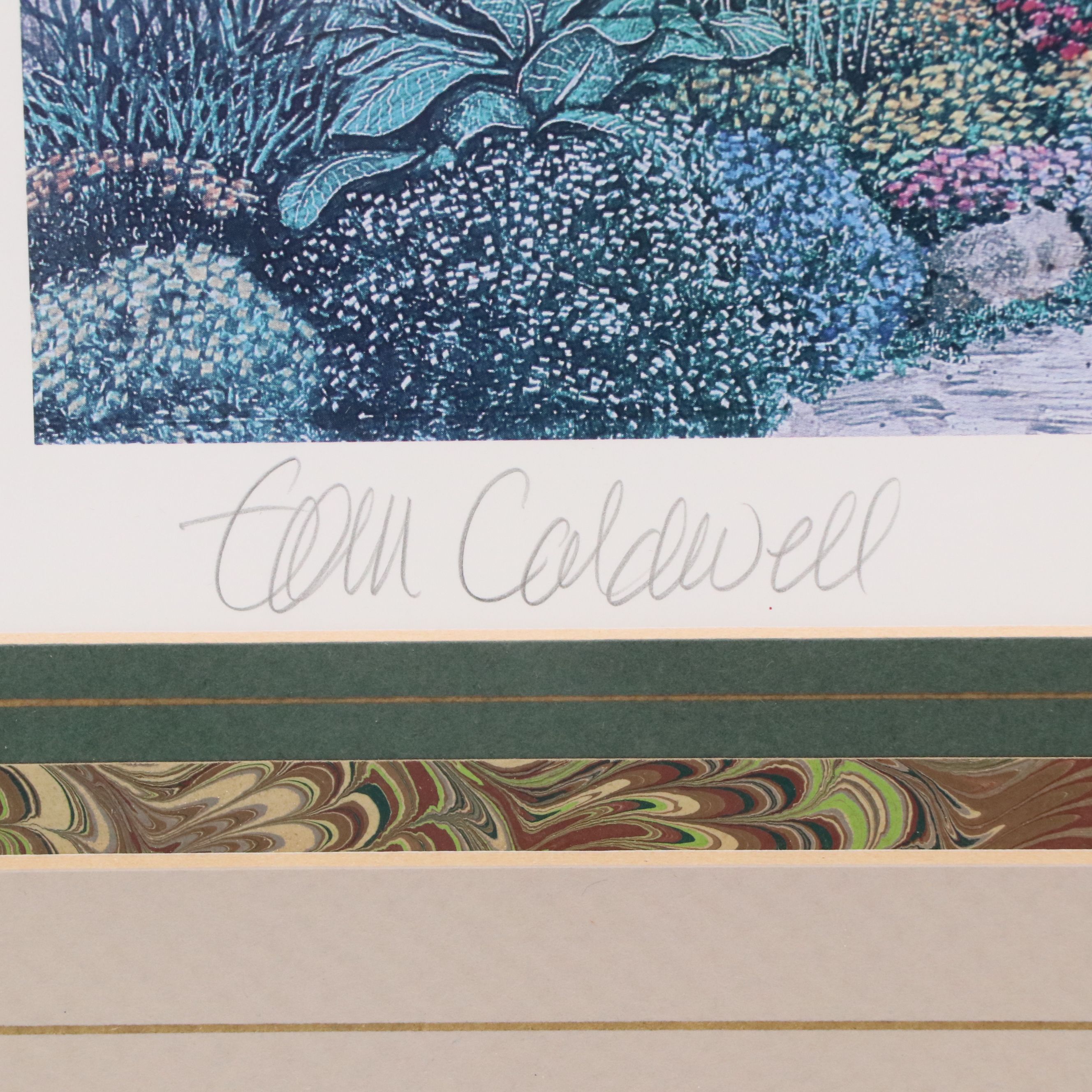 Tom Caldwell Offset Lithograph "Arlington Row," 1995