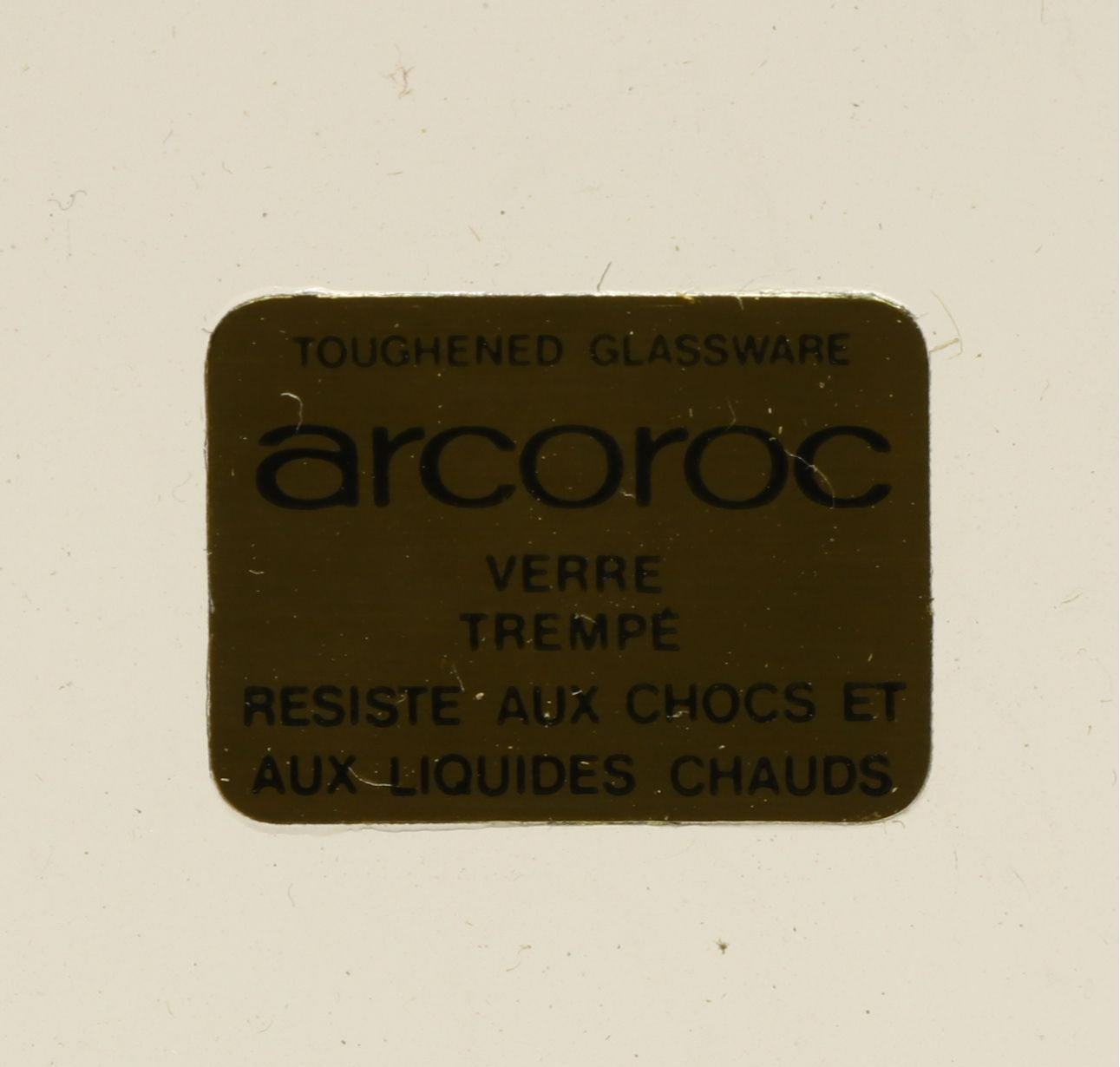 Arcoroc France Smoked Glass Dinnerware