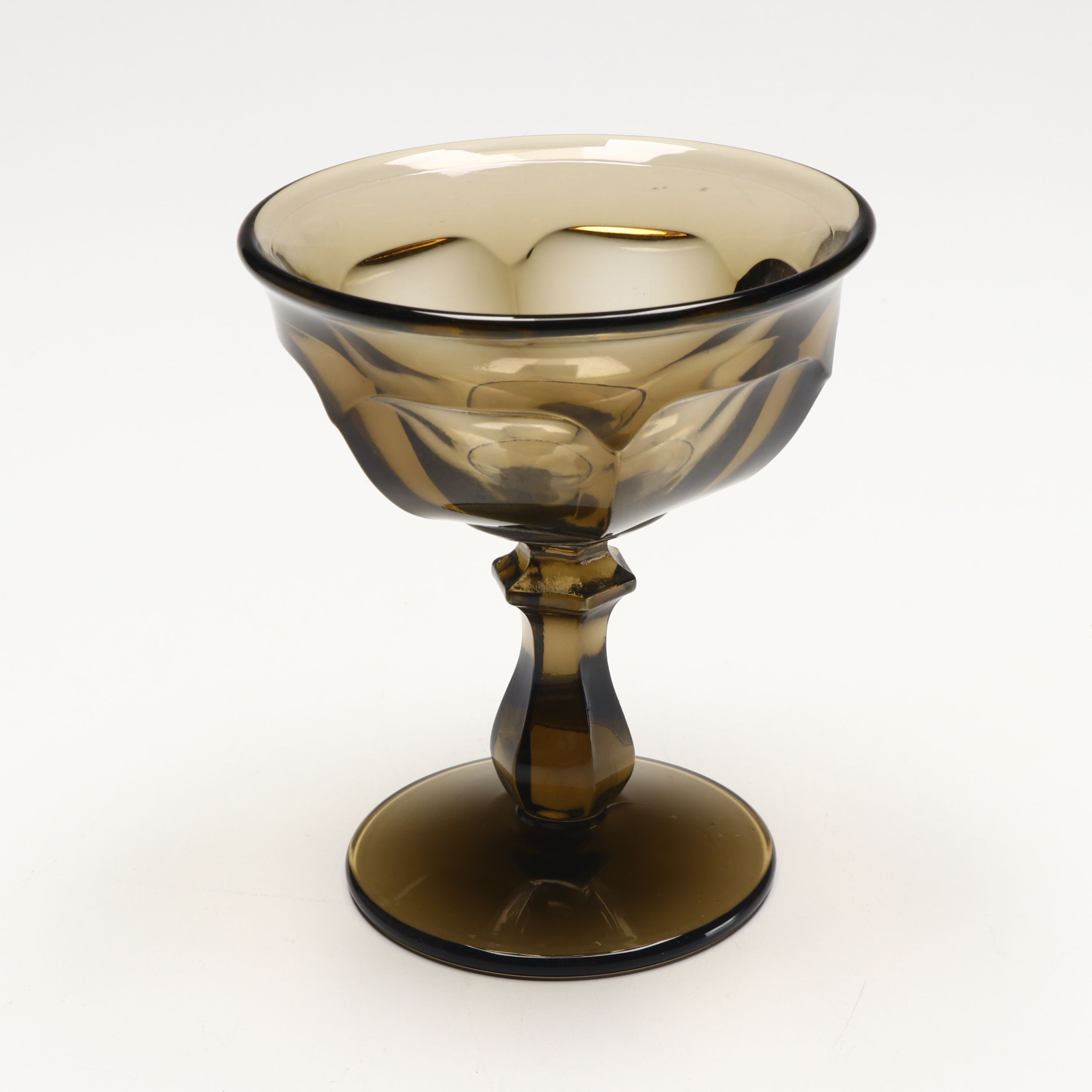 Arcoroc France Smoked Glass Dinnerware