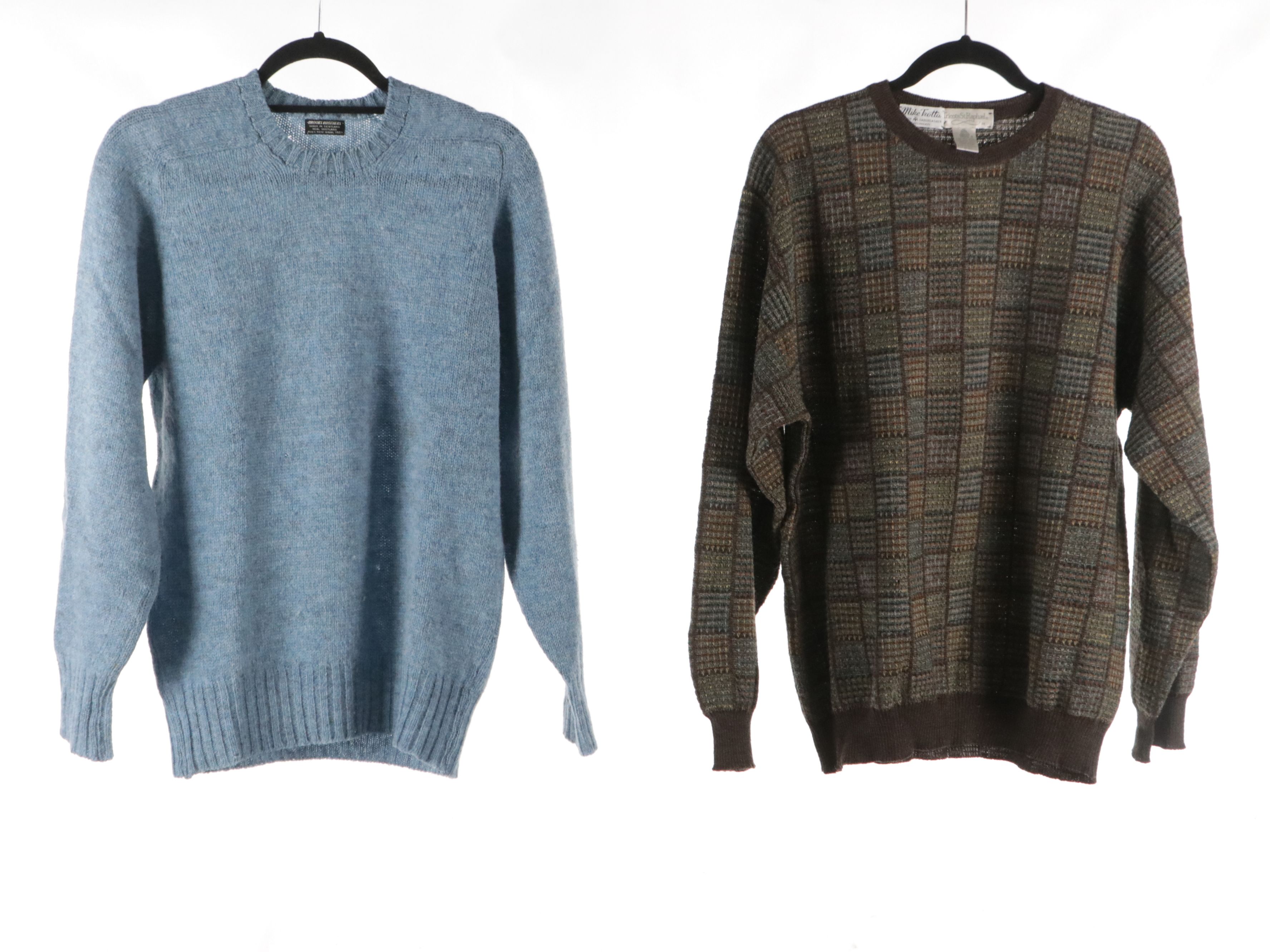 Burberrys, Pogue's, Brooks Brothers, and Tricots St. Raphael Sweaters