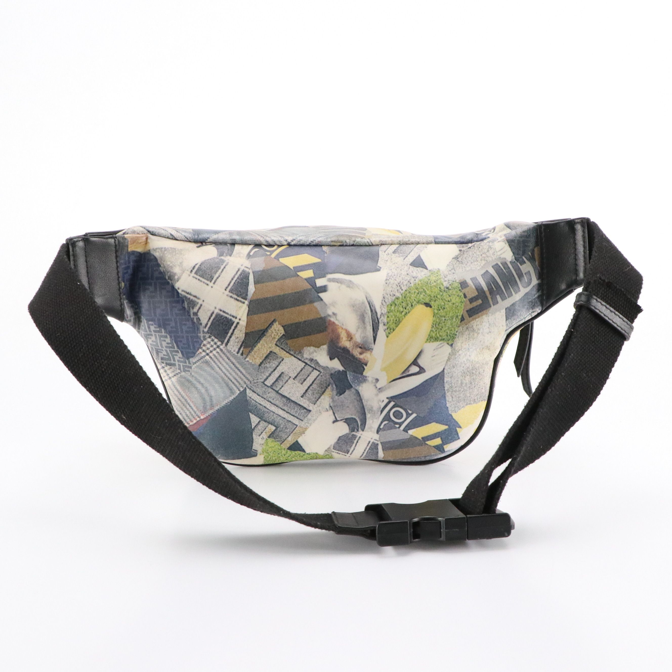 Fendi x Hey Reilly Coated Canvas Belt Bag with Leather Trim