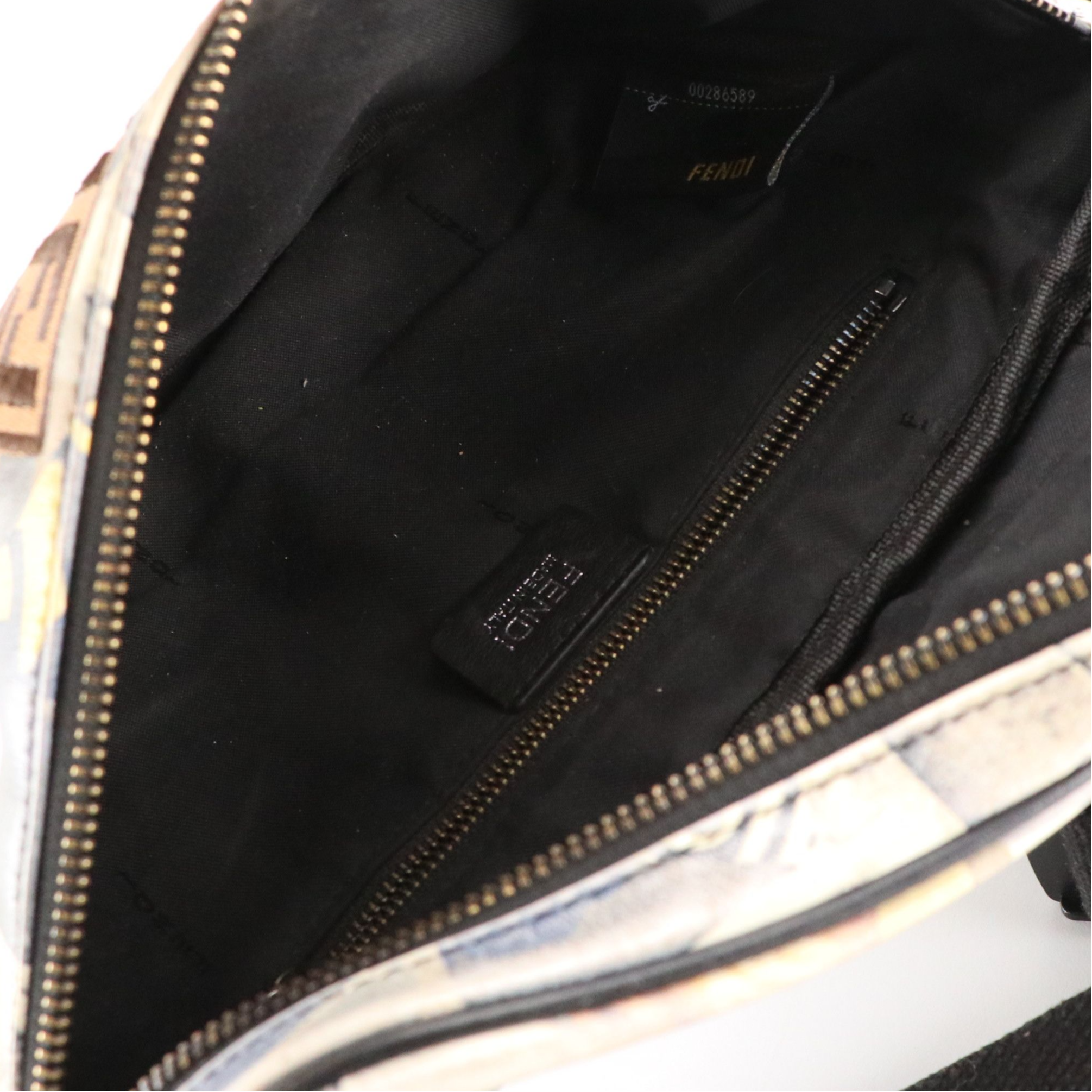 Fendi x Hey Reilly Coated Canvas Belt Bag with Leather Trim