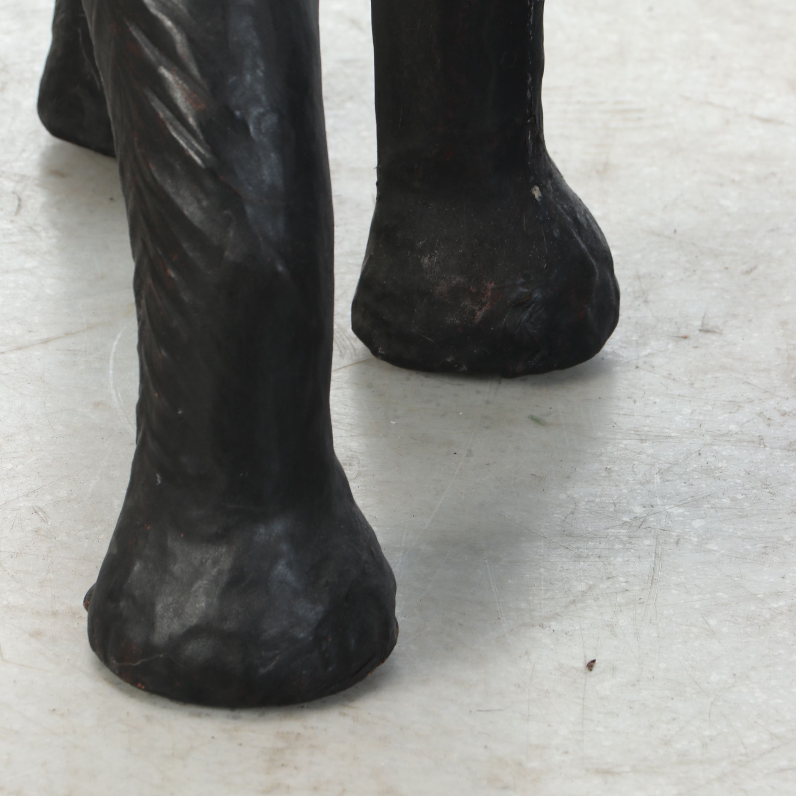 Pair of Leather Wrapped Asian Elephants