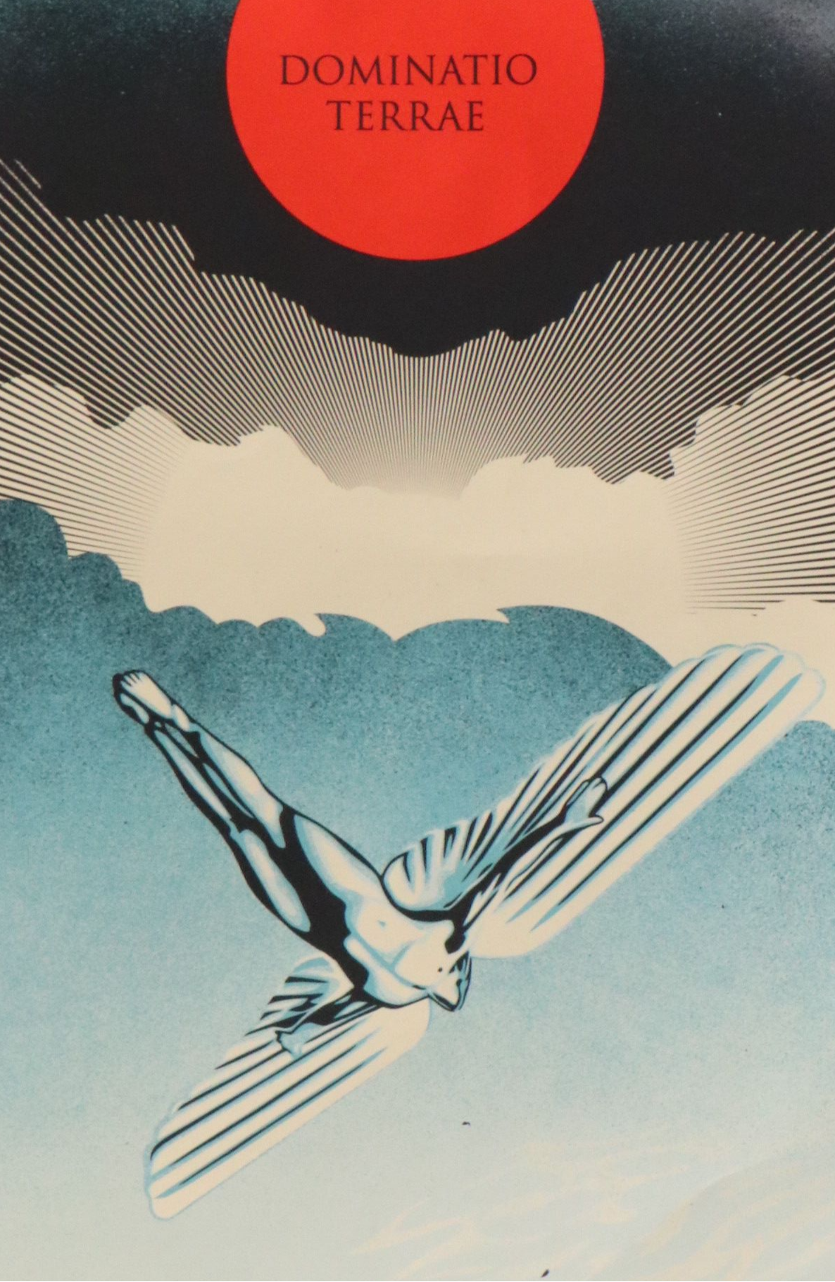 Shepard Fairey Letterpress "Icarus Democracy," 2022