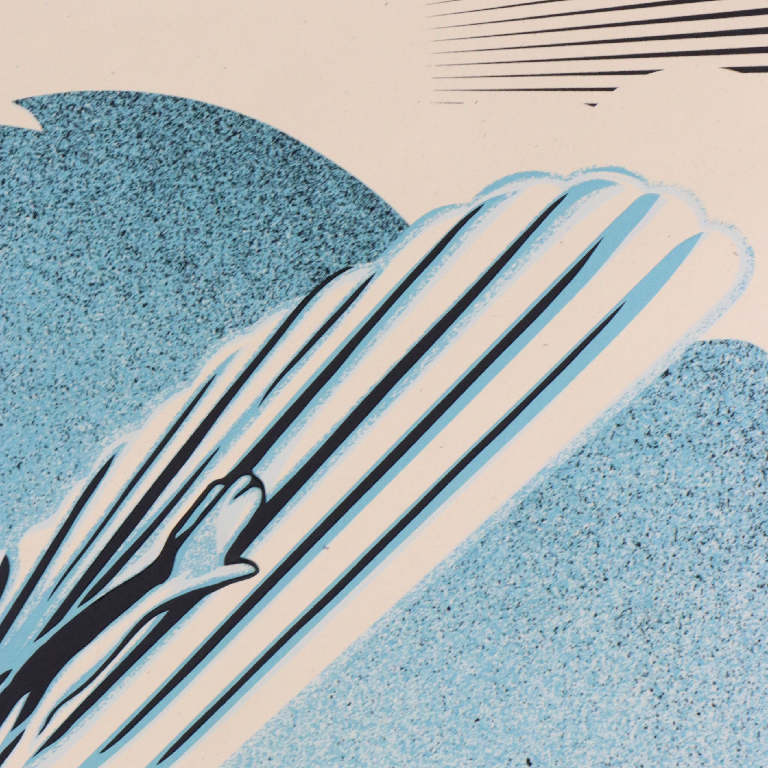 Shepard Fairey Letterpress "Icarus Democracy," 2022