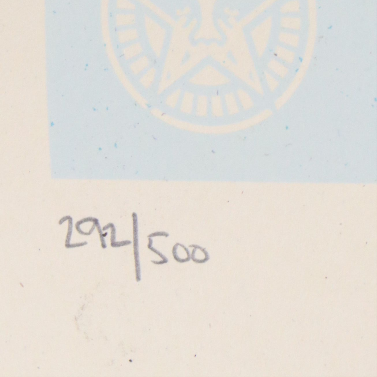 Shepard Fairey Letterpress "Icarus Democracy," 2022