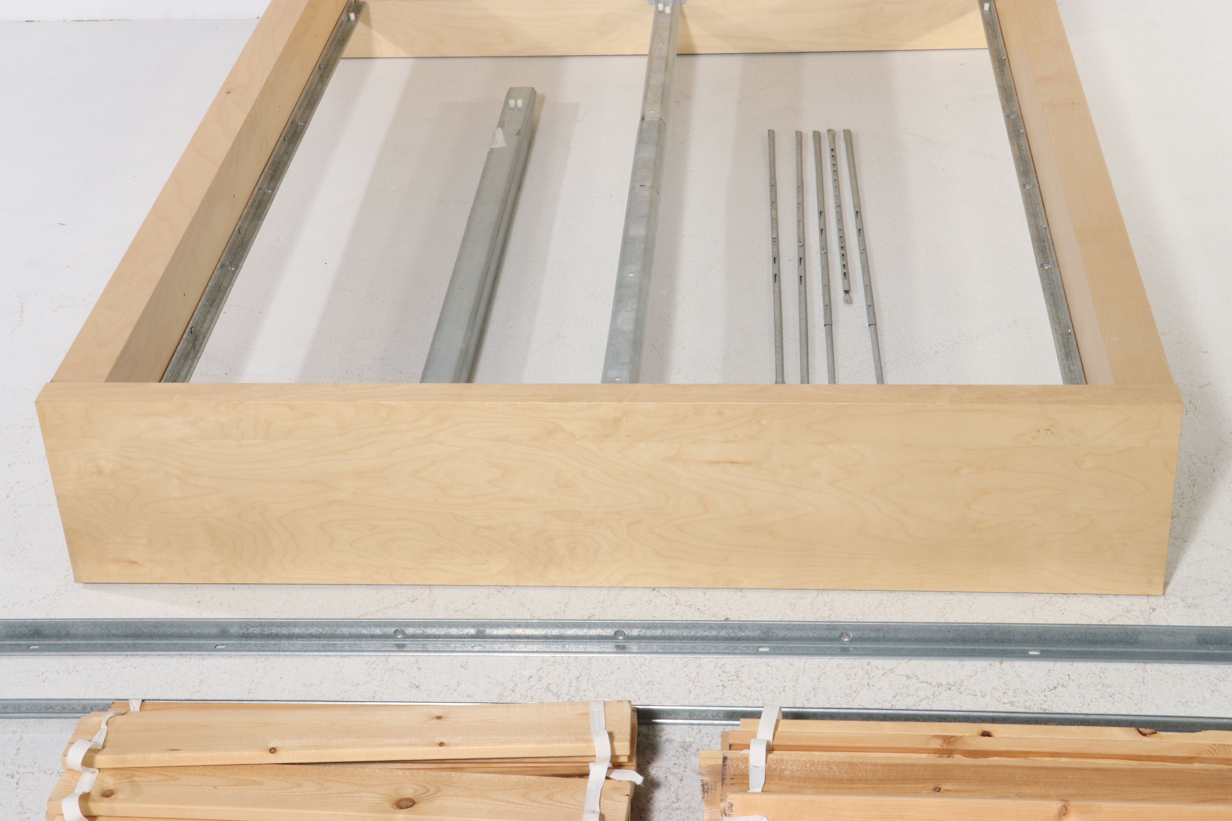 Eva Lilja Löwenhielm for IKEA "MALM" Oak Veneer Queen Size Bed Frame