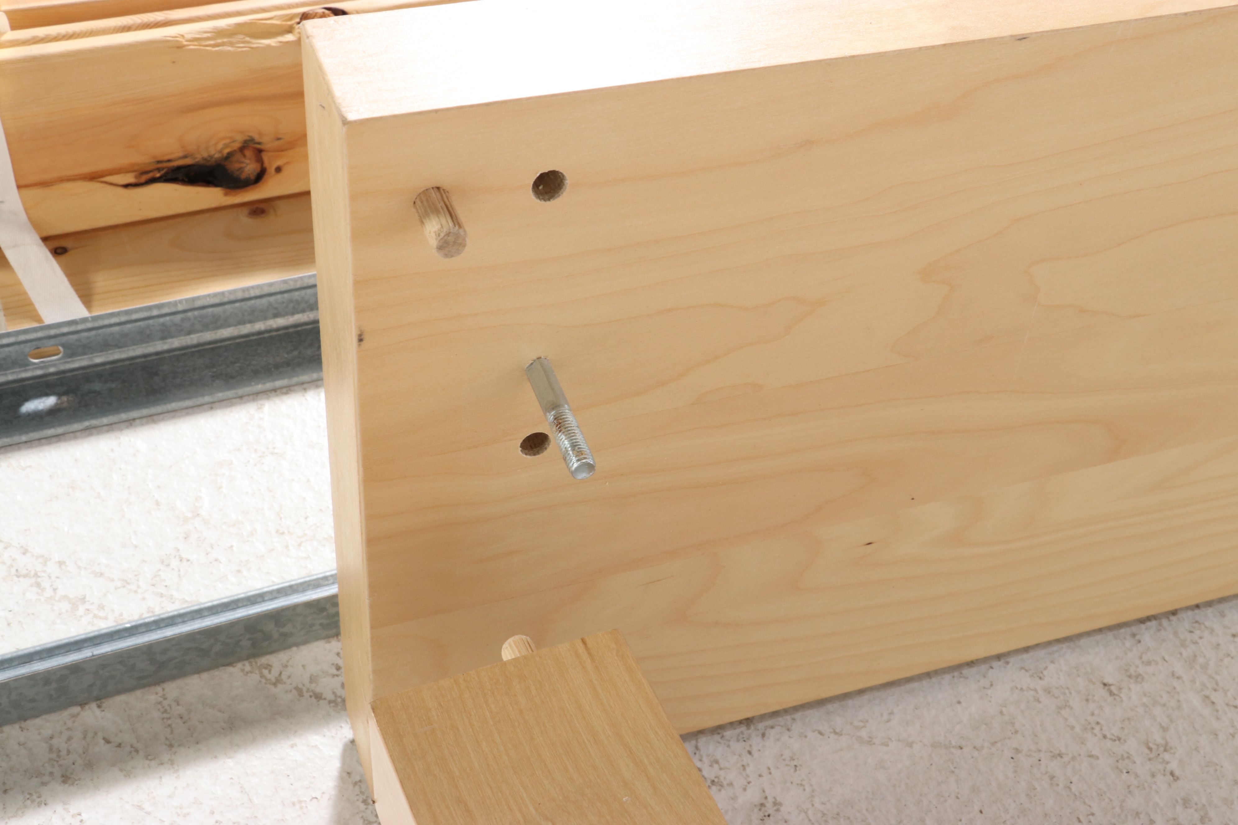 Eva Lilja Löwenhielm for IKEA "MALM" Oak Veneer Queen Size Bed Frame