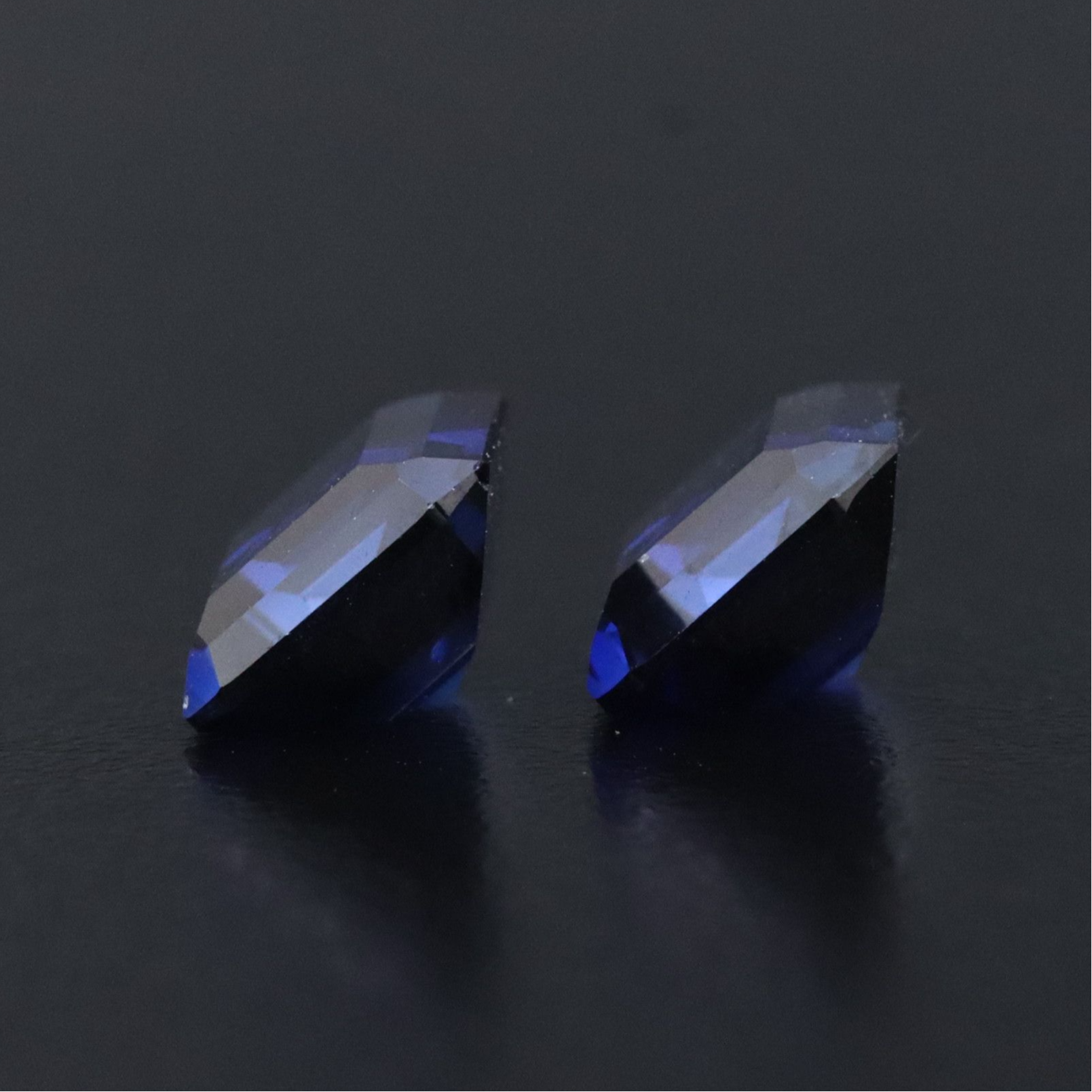 Loose 5.80 CTW Lab Grown Sapphire Pair