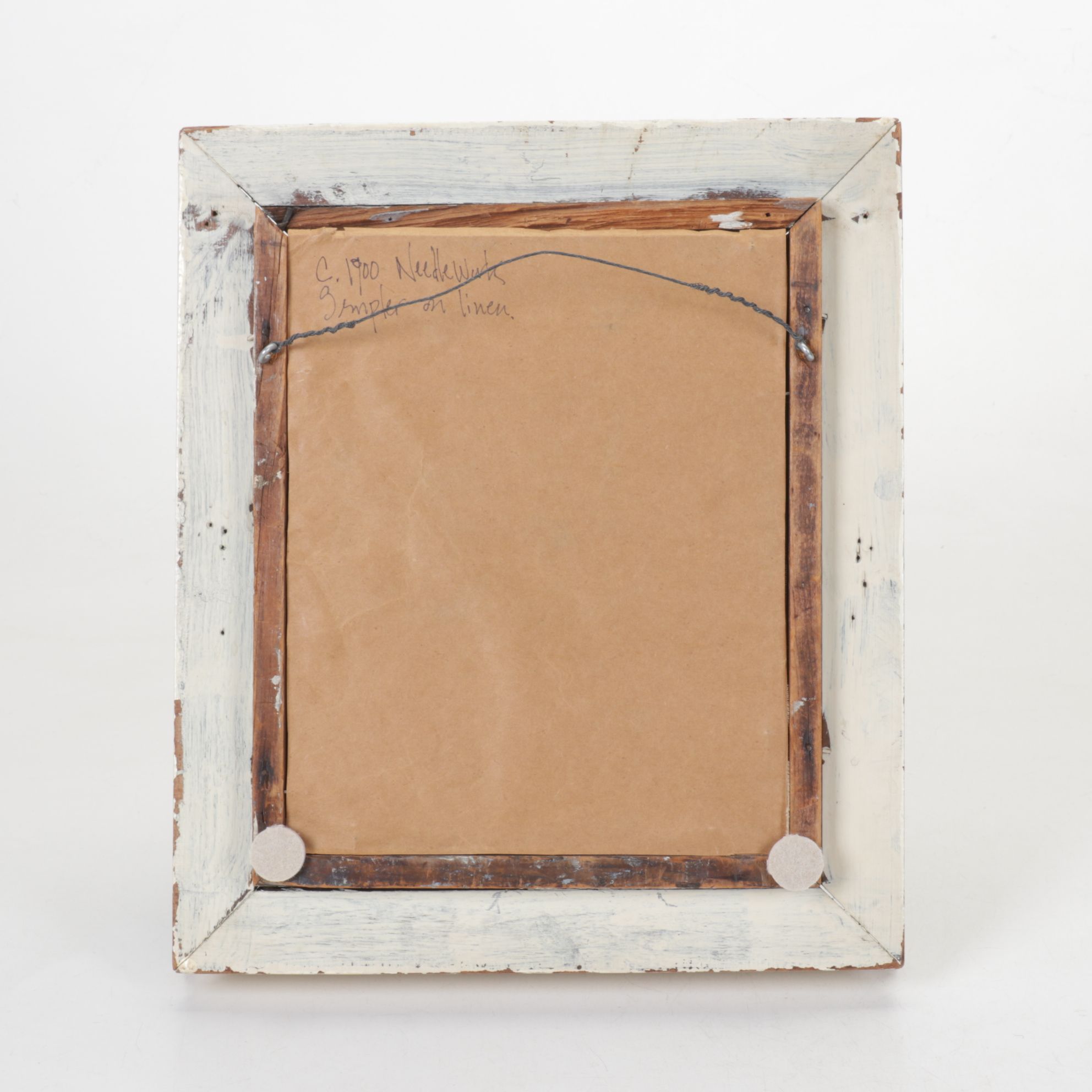 Handmade Cross-Stitch Sampler, Early 20th Century