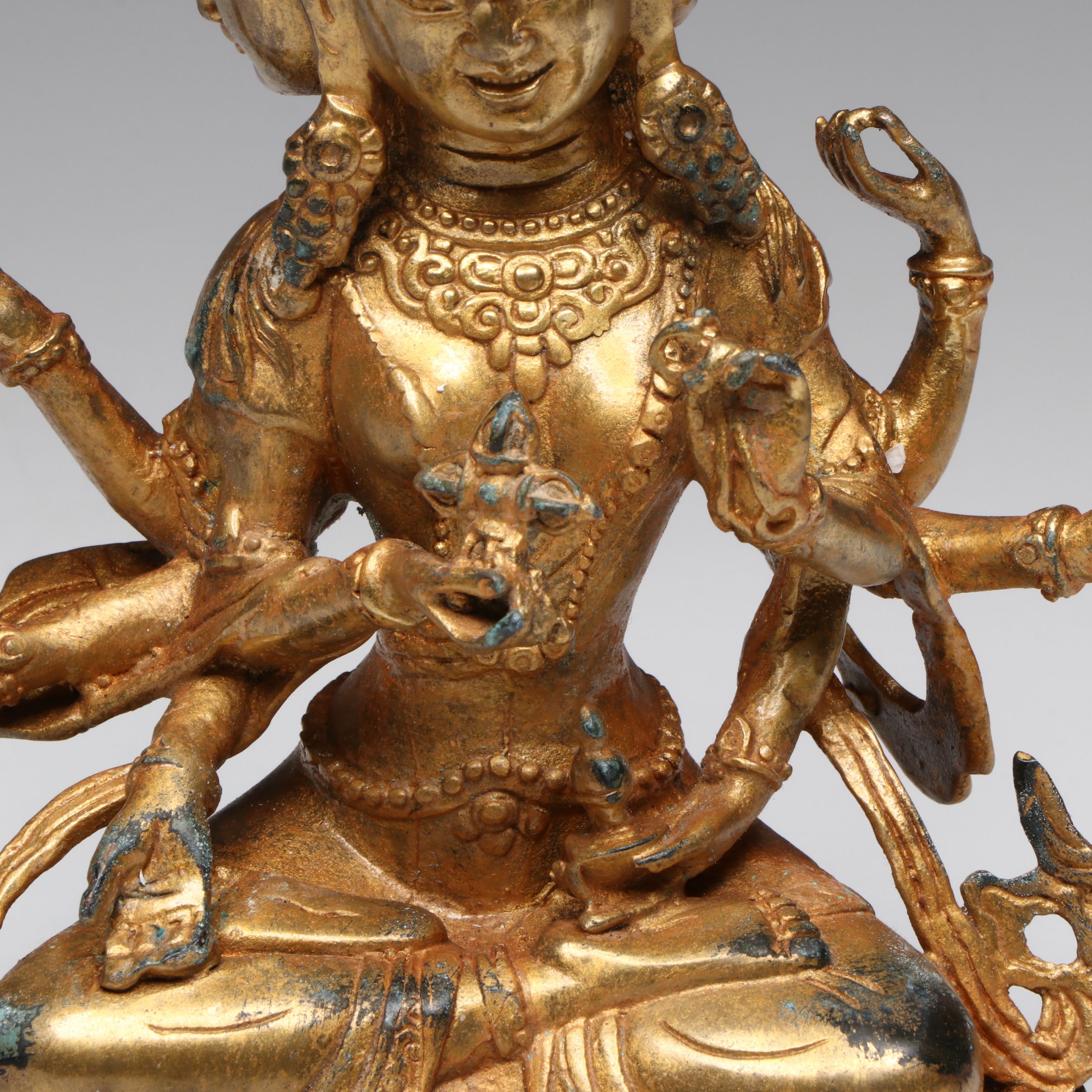 Gilt Finish Namgyälma Figurine