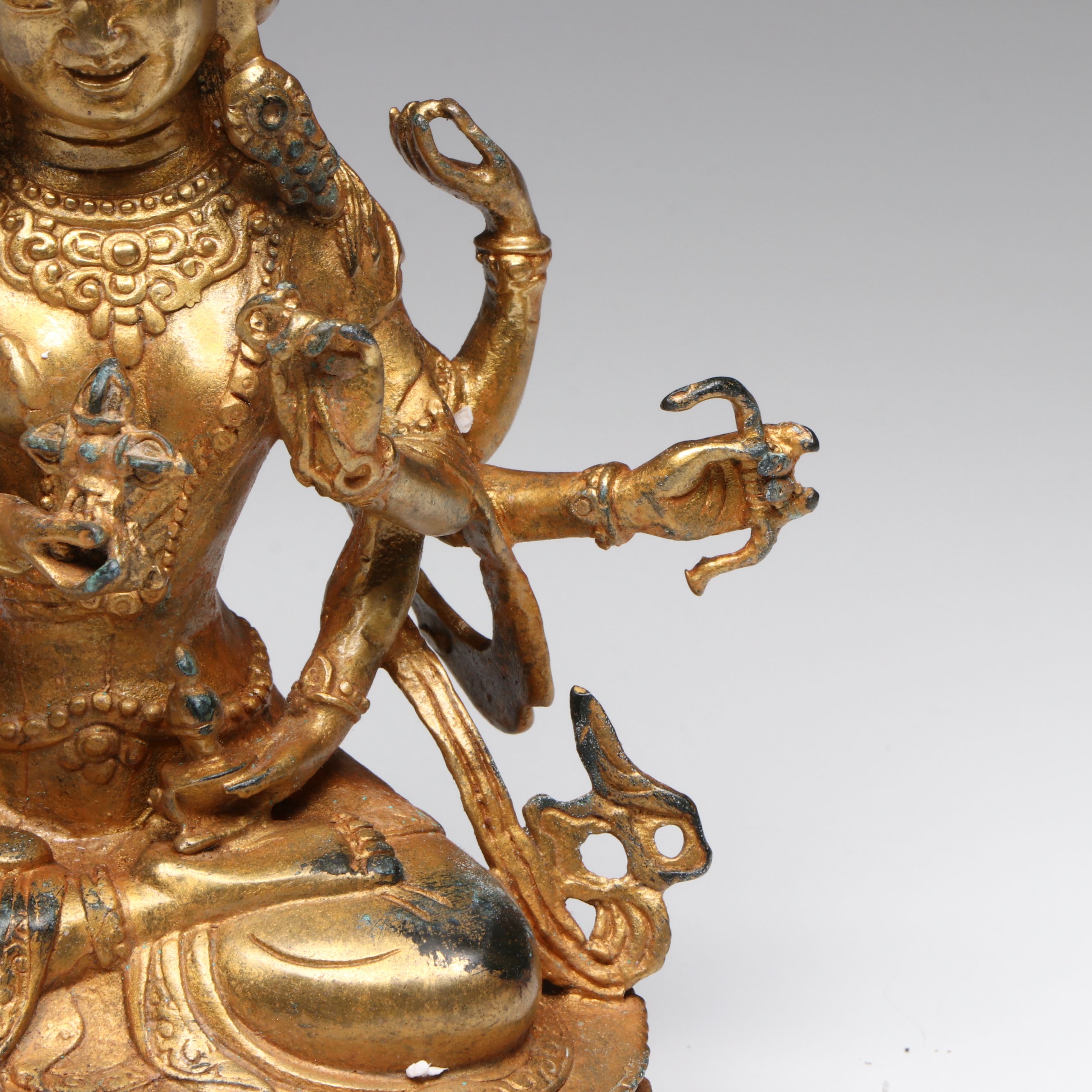 Gilt Finish Namgyälma Figurine