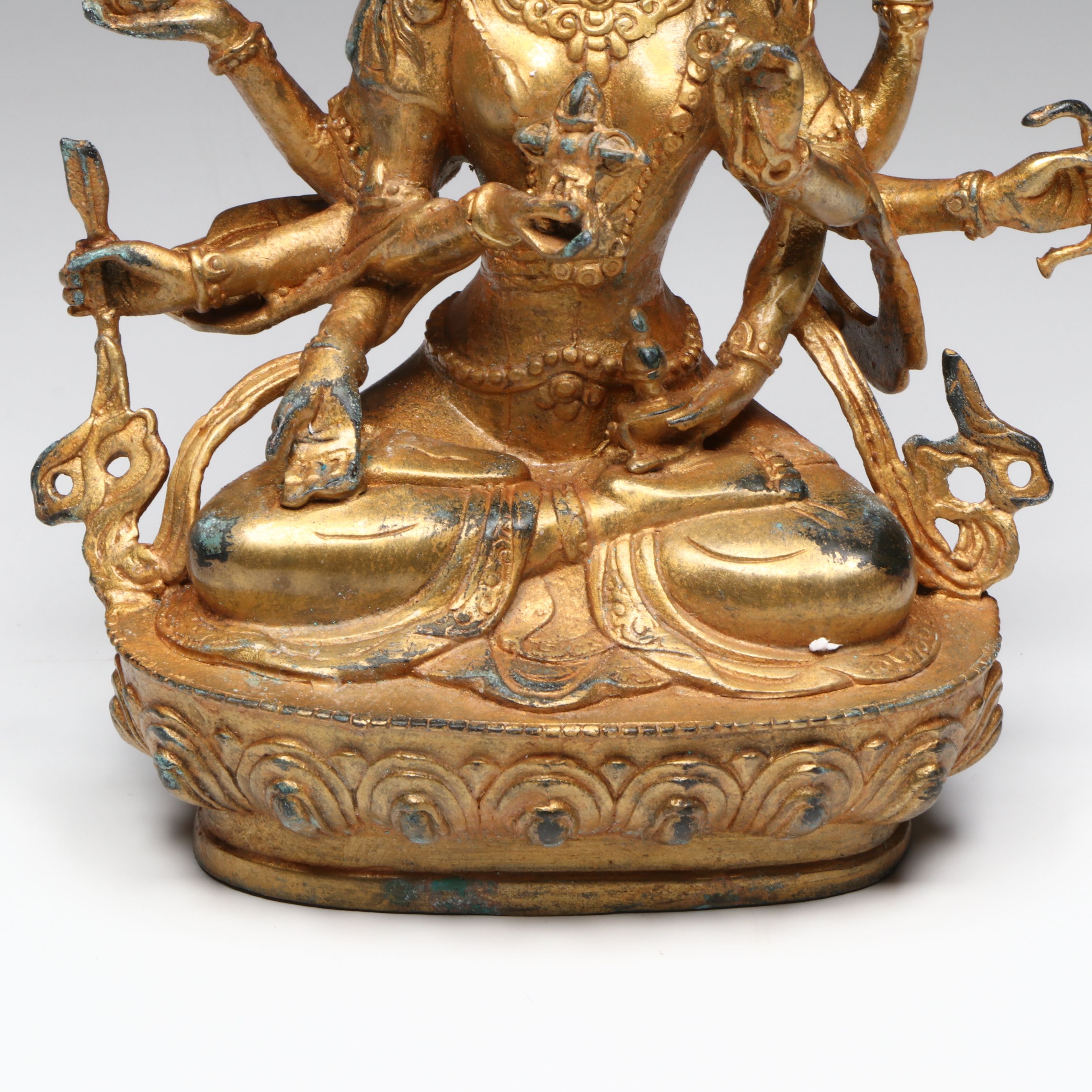 Gilt Finish Namgyälma Figurine