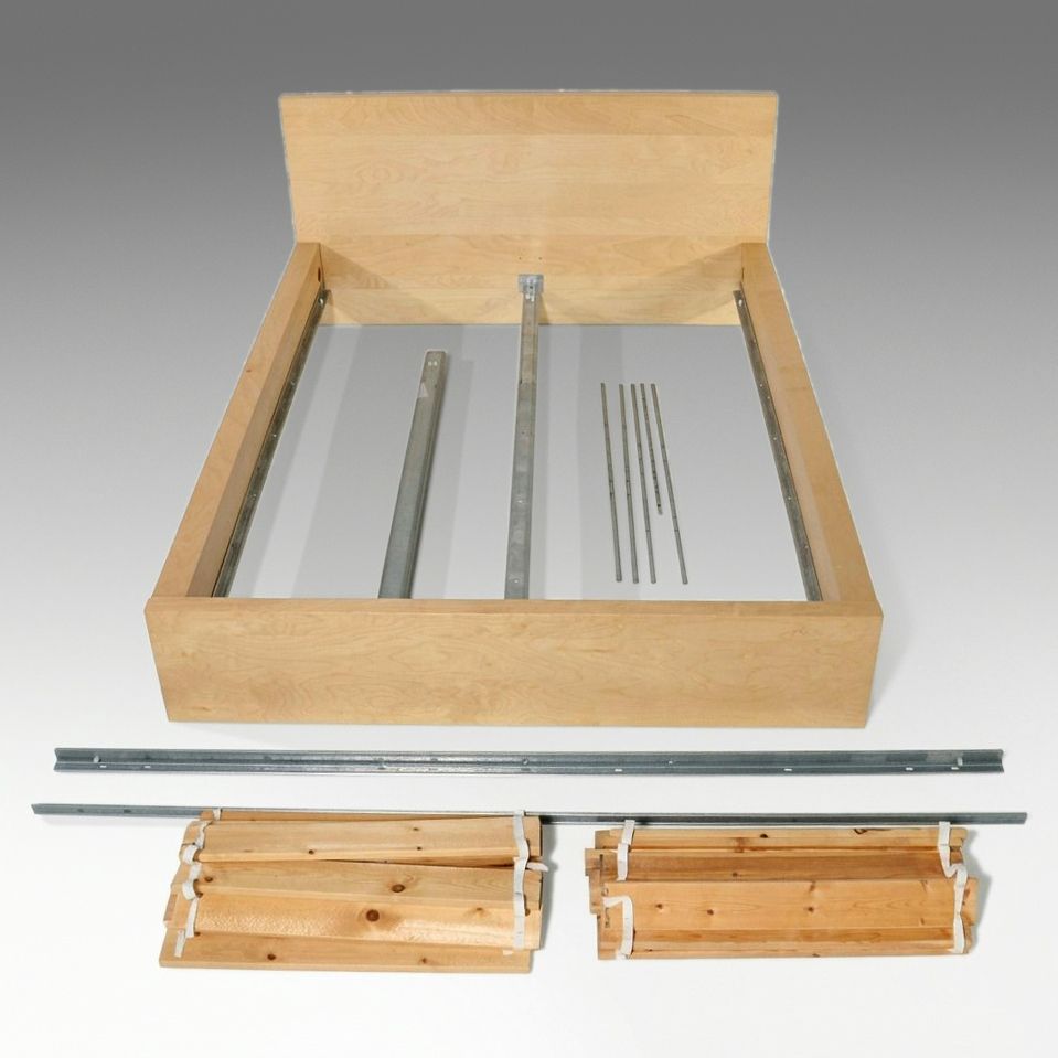 Eva Lilja Löwenhielm for IKEA "MALM" Oak Veneer Queen Size Bed Frame
