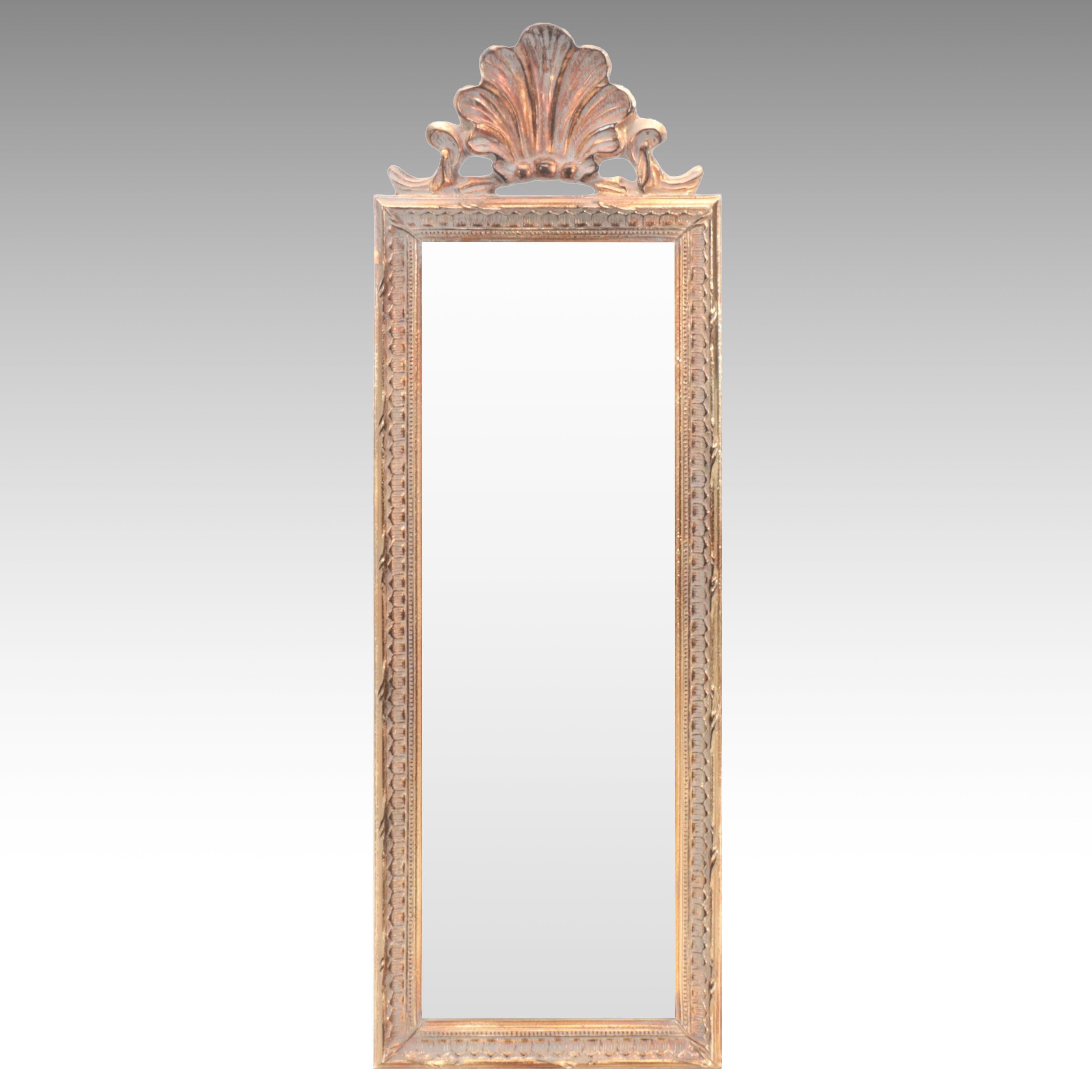 Carolina Mirror Company Rococo Style Giltwood Wall Mirror