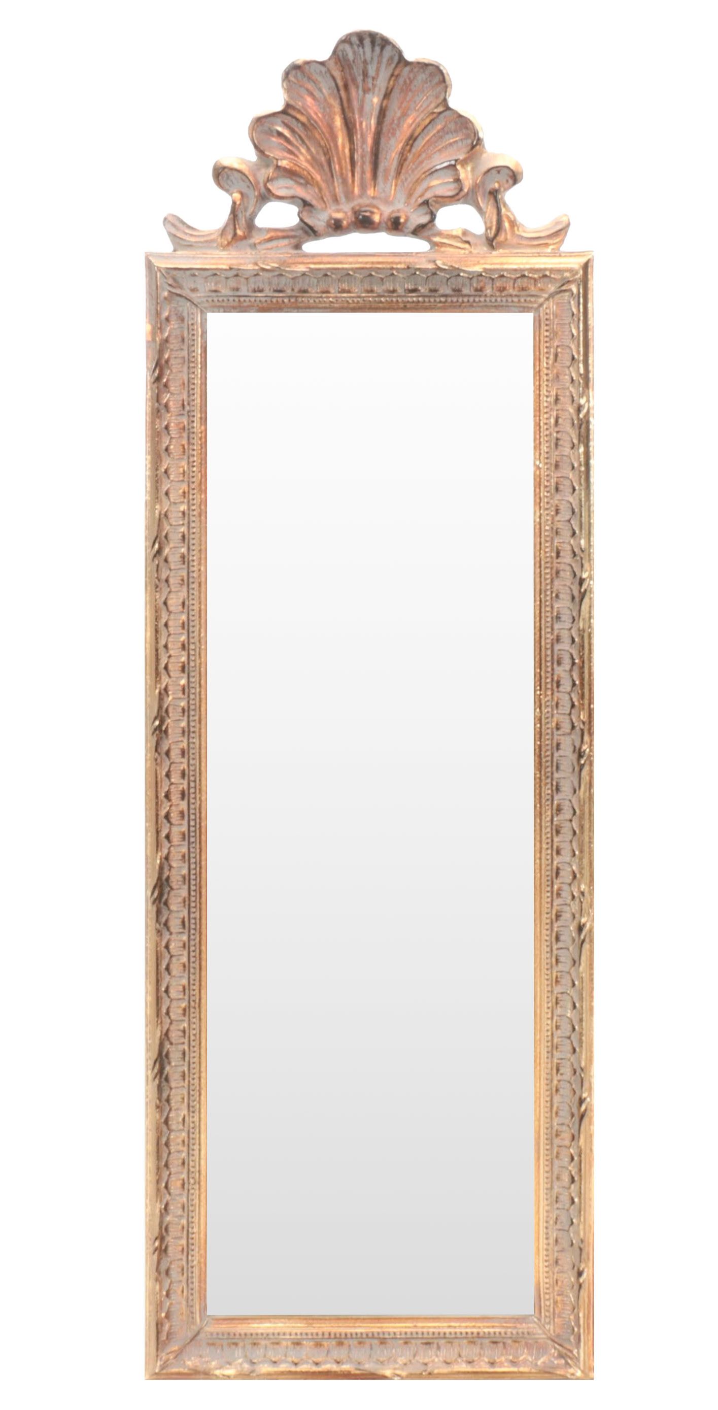 Carolina Mirror Company Rococo Style Giltwood Wall Mirror