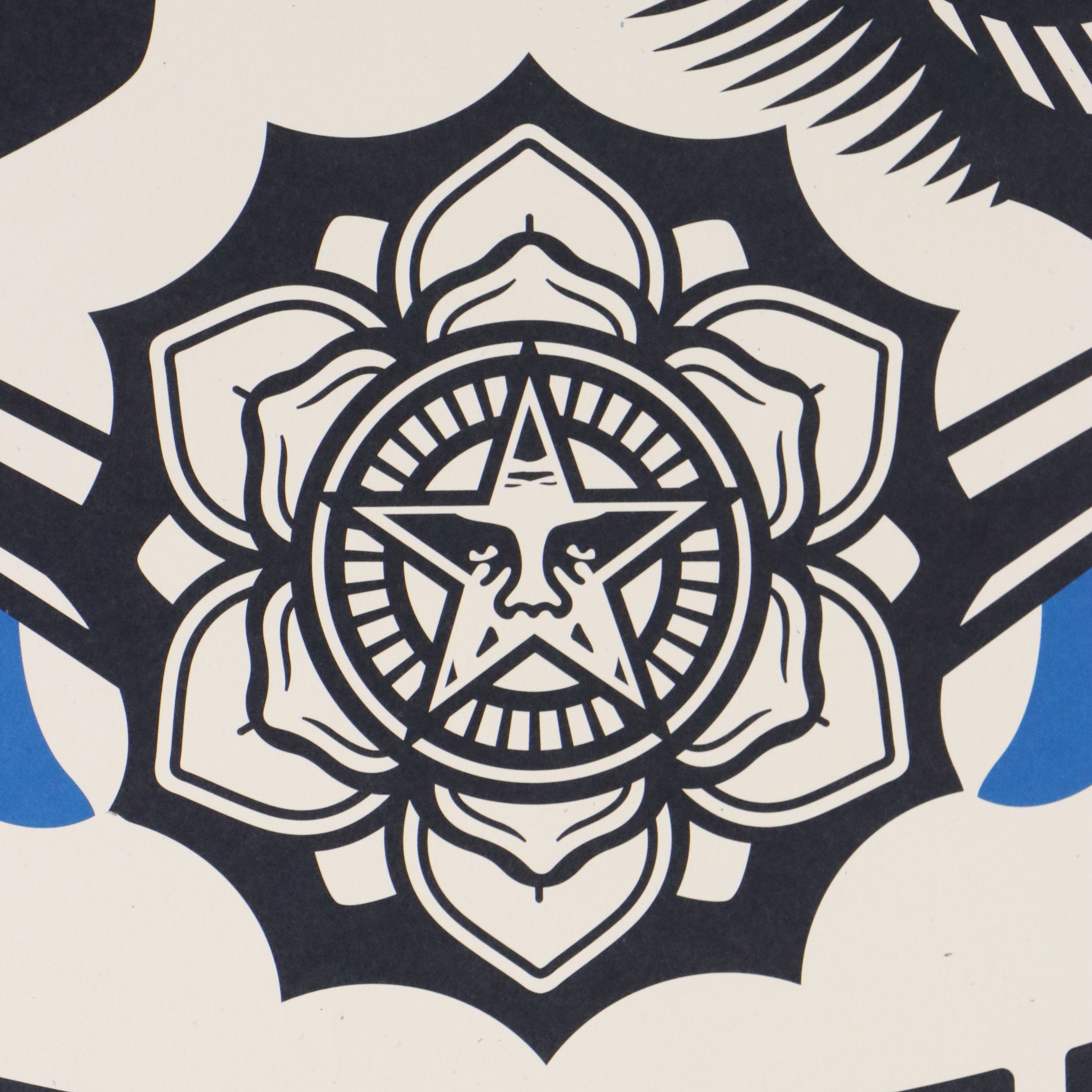 Shepard Fairey Letterpress "Liberté, Égalité, Fraternité," 2022