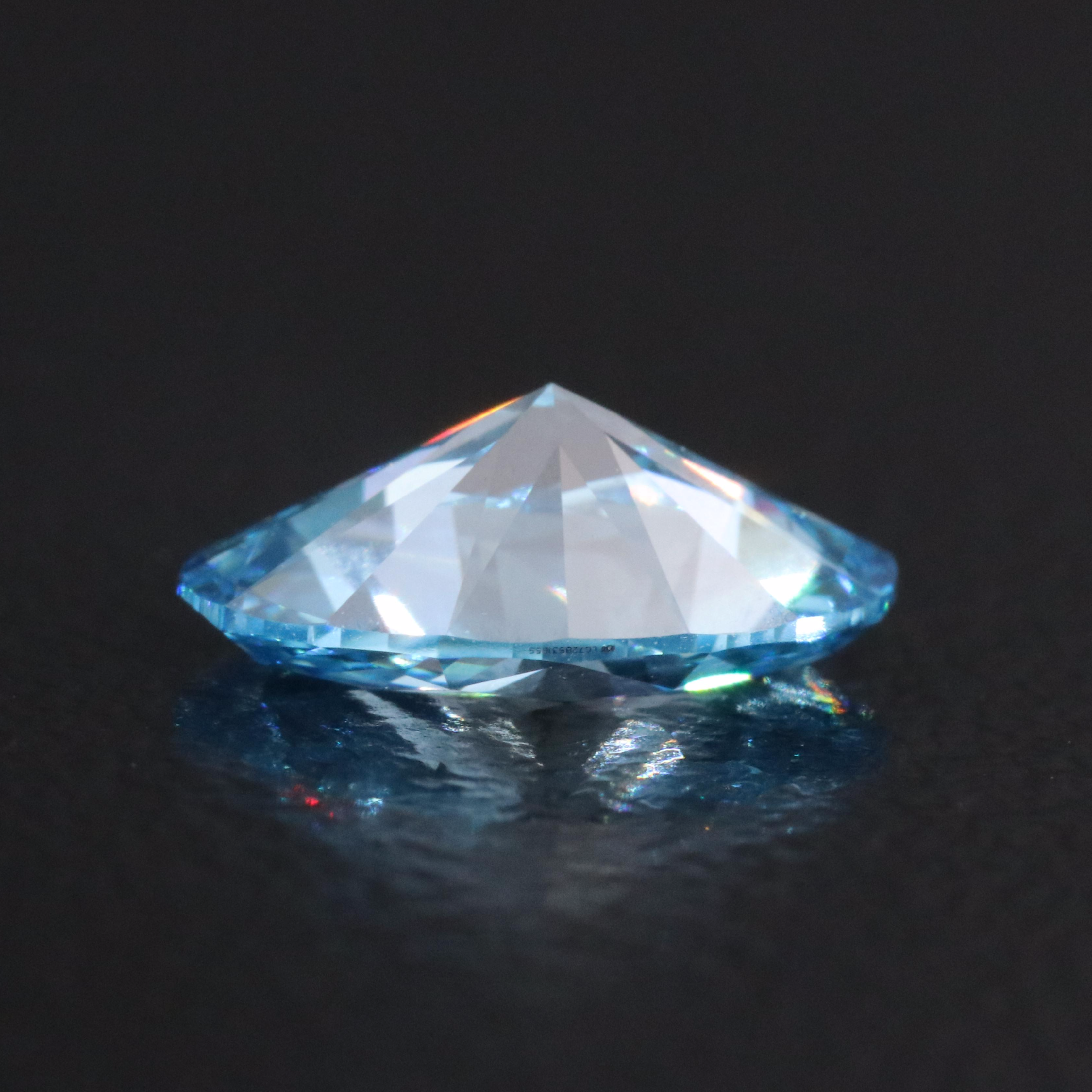 Loose 1.15 CT Lab Grown Fancy Vivid Blue Diamond with IGI Report