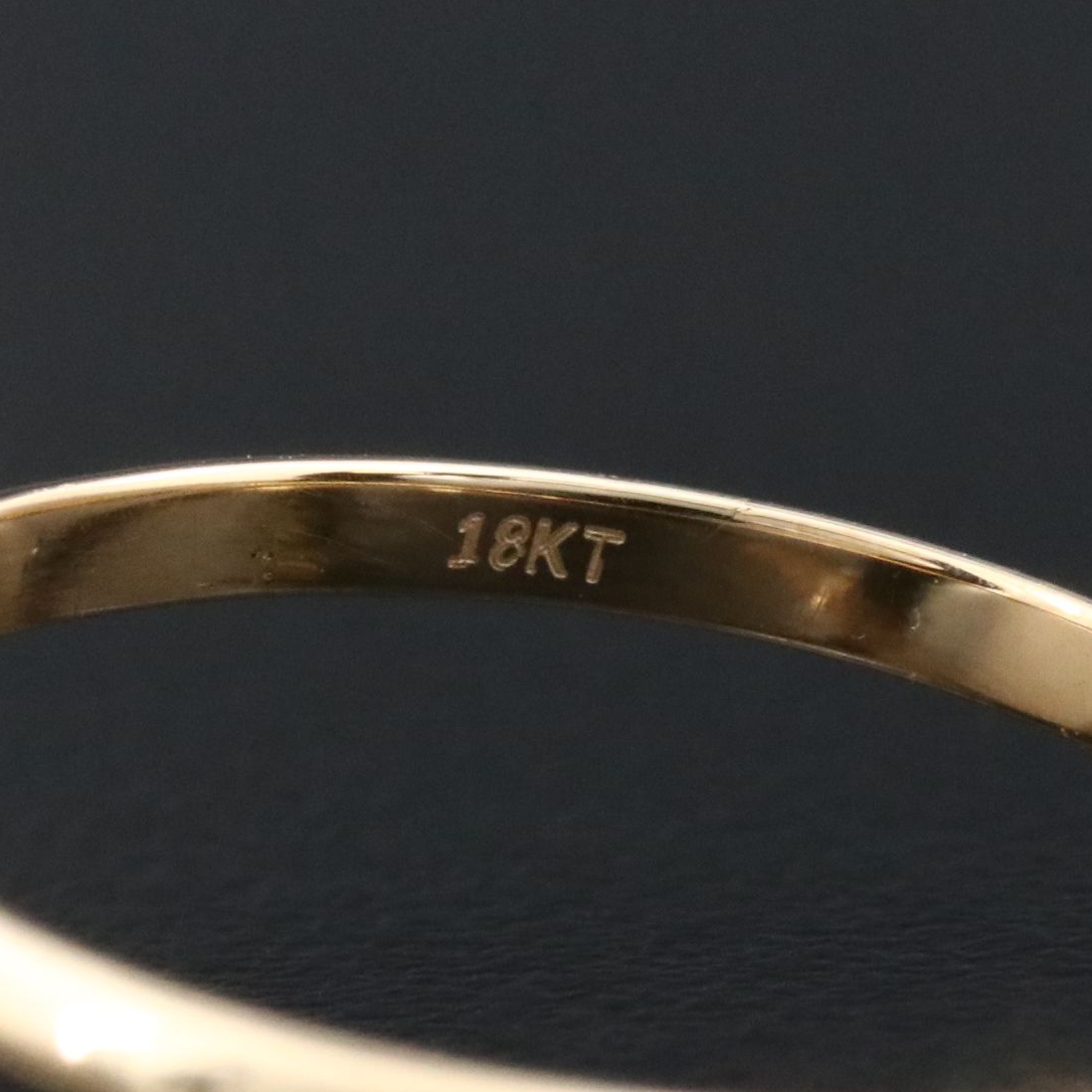 18K 2.99 CT Lab Grown Diamond Solitaire Ring with IGI Report