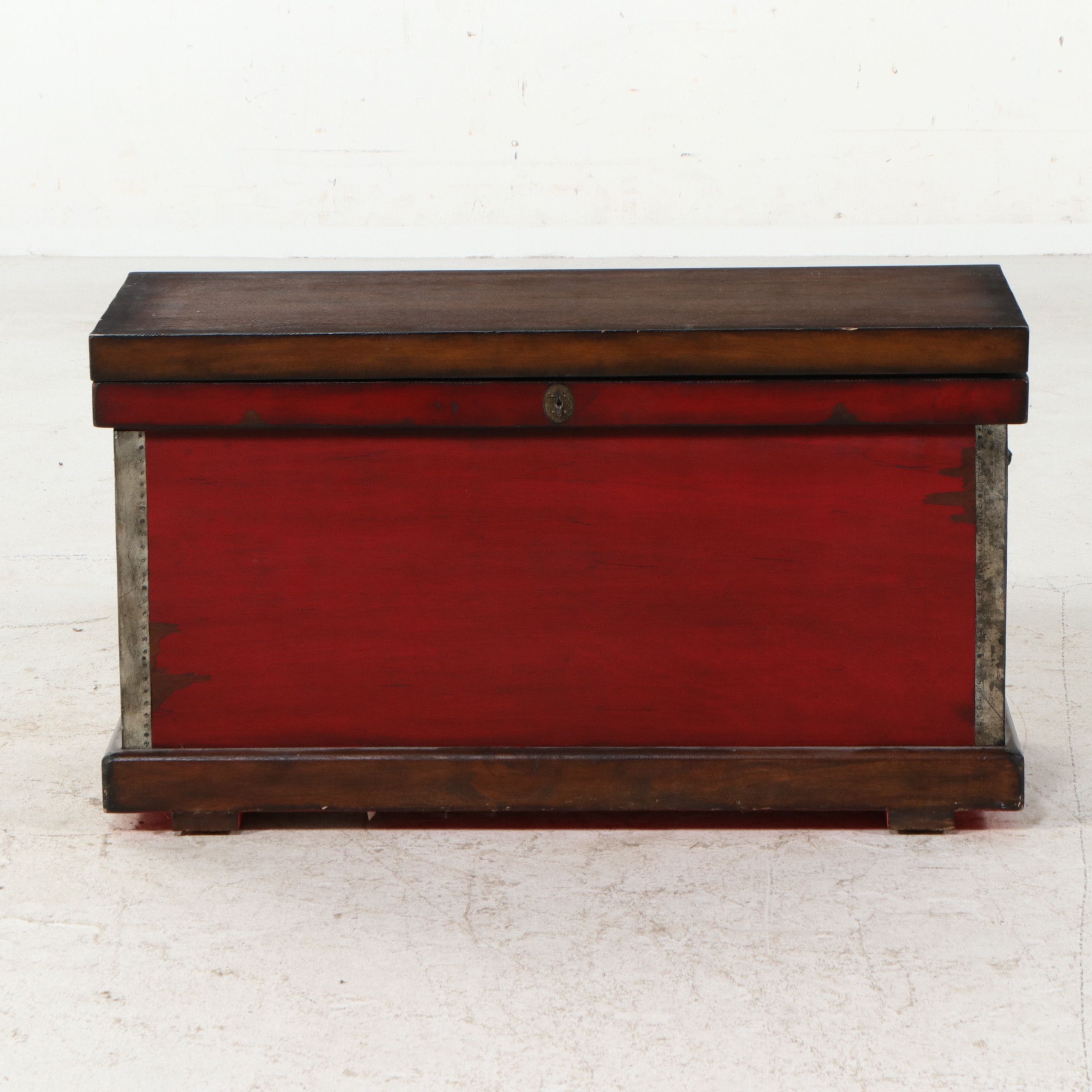 Asian-Inspired Lacquered Trunk, 21st Century