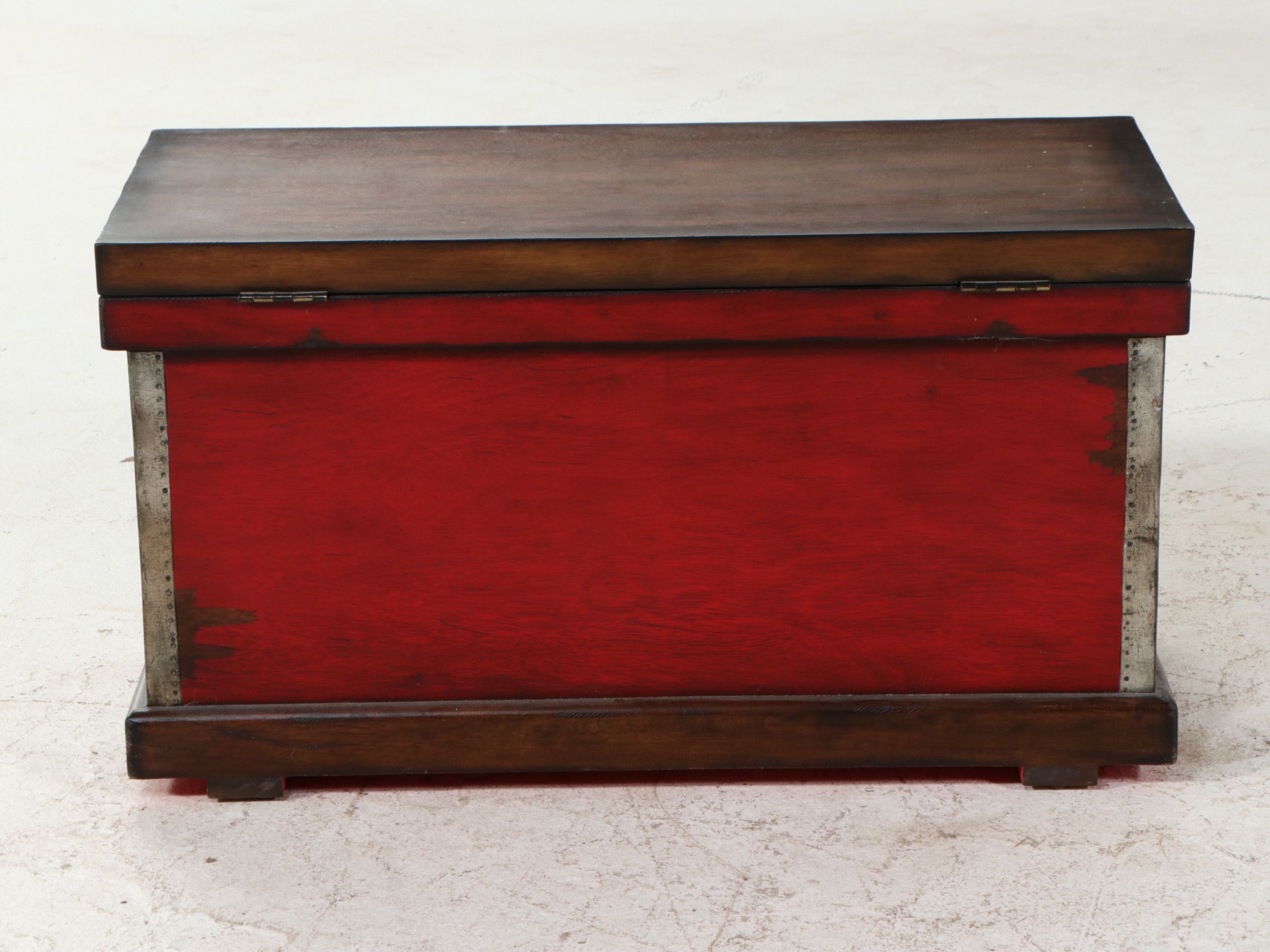 Asian-Inspired Lacquered Trunk, 21st Century