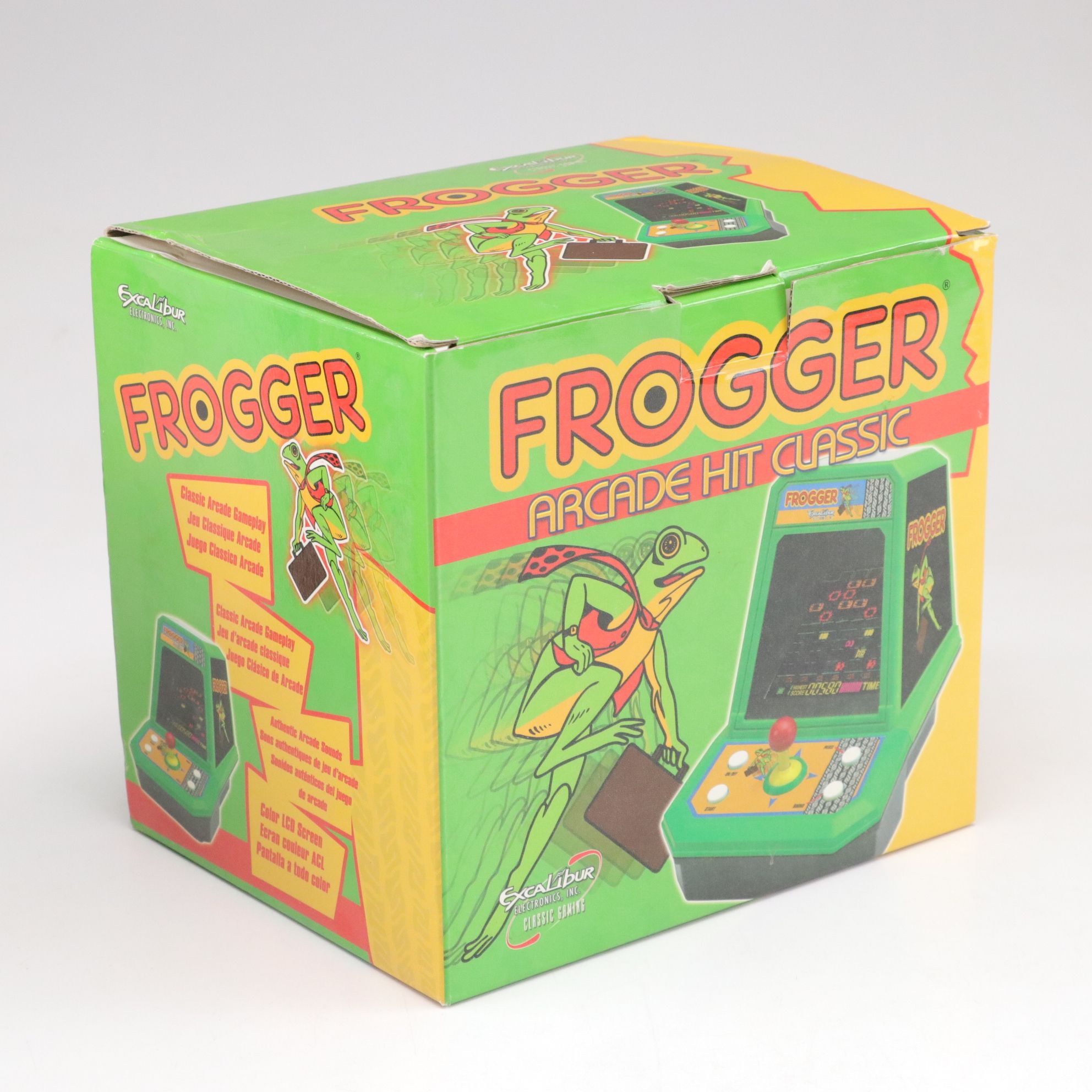 Arcade Hit Classic "Frogger" and "Space Invaders" Tabletop Arcade Games