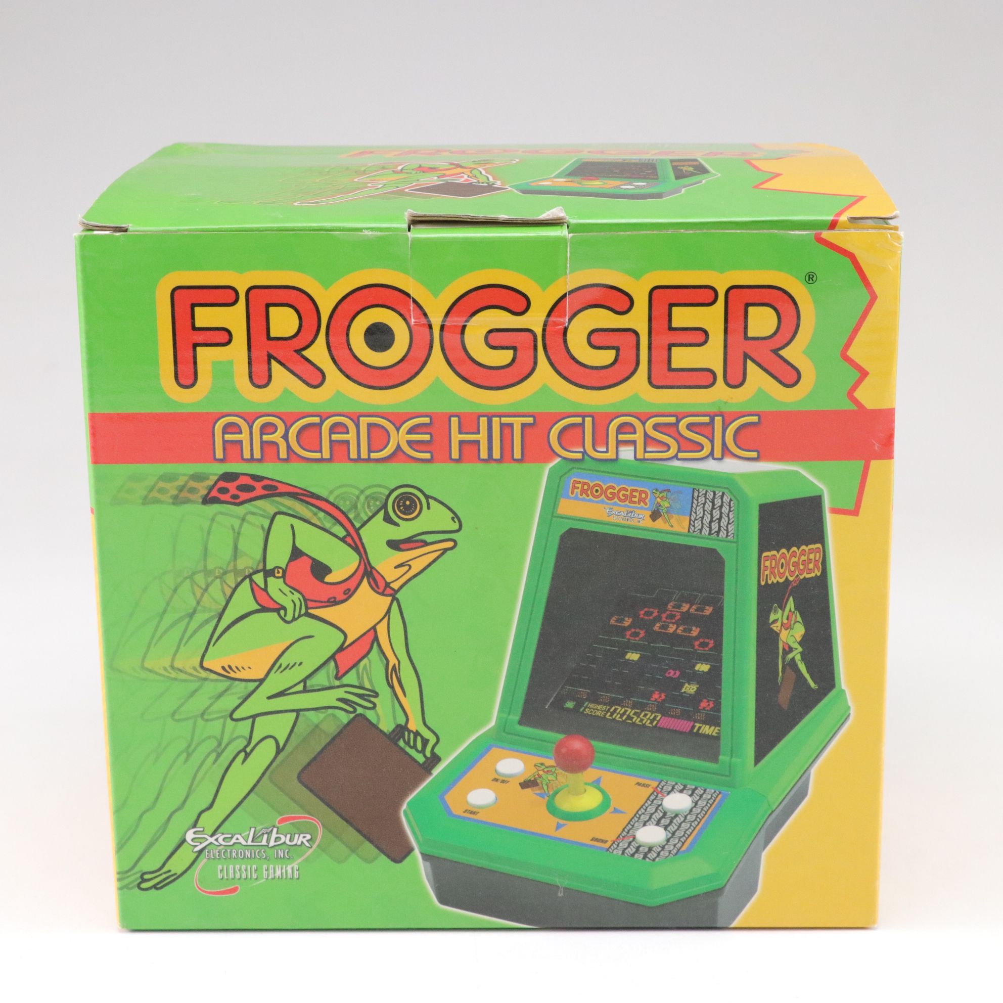 Arcade Hit Classic "Frogger" and "Space Invaders" Tabletop Arcade Games