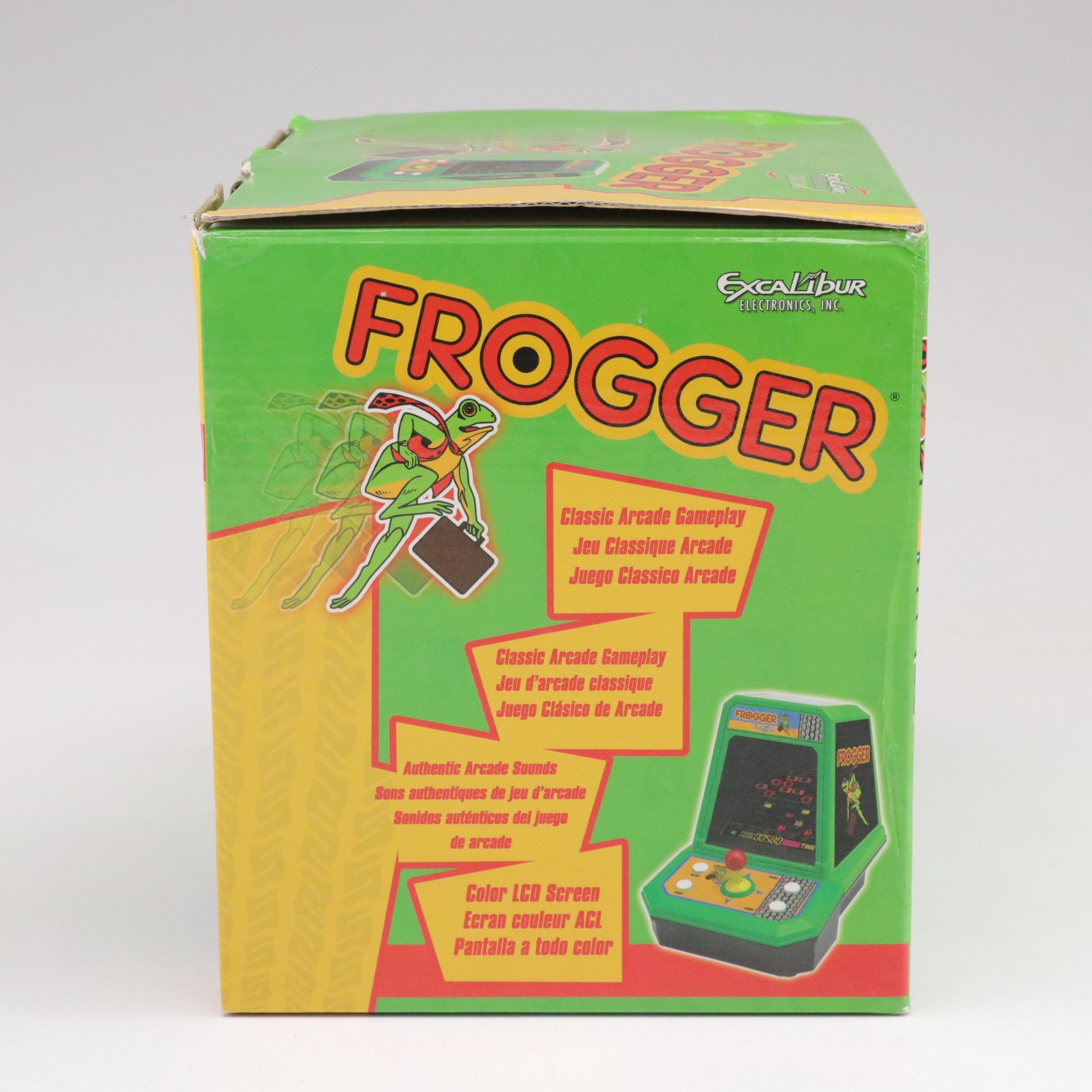 Arcade Hit Classic "Frogger" and "Space Invaders" Tabletop Arcade Games