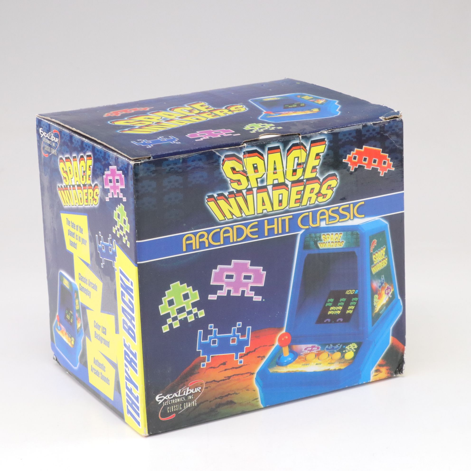 Arcade Hit Classic "Frogger" and "Space Invaders" Tabletop Arcade Games